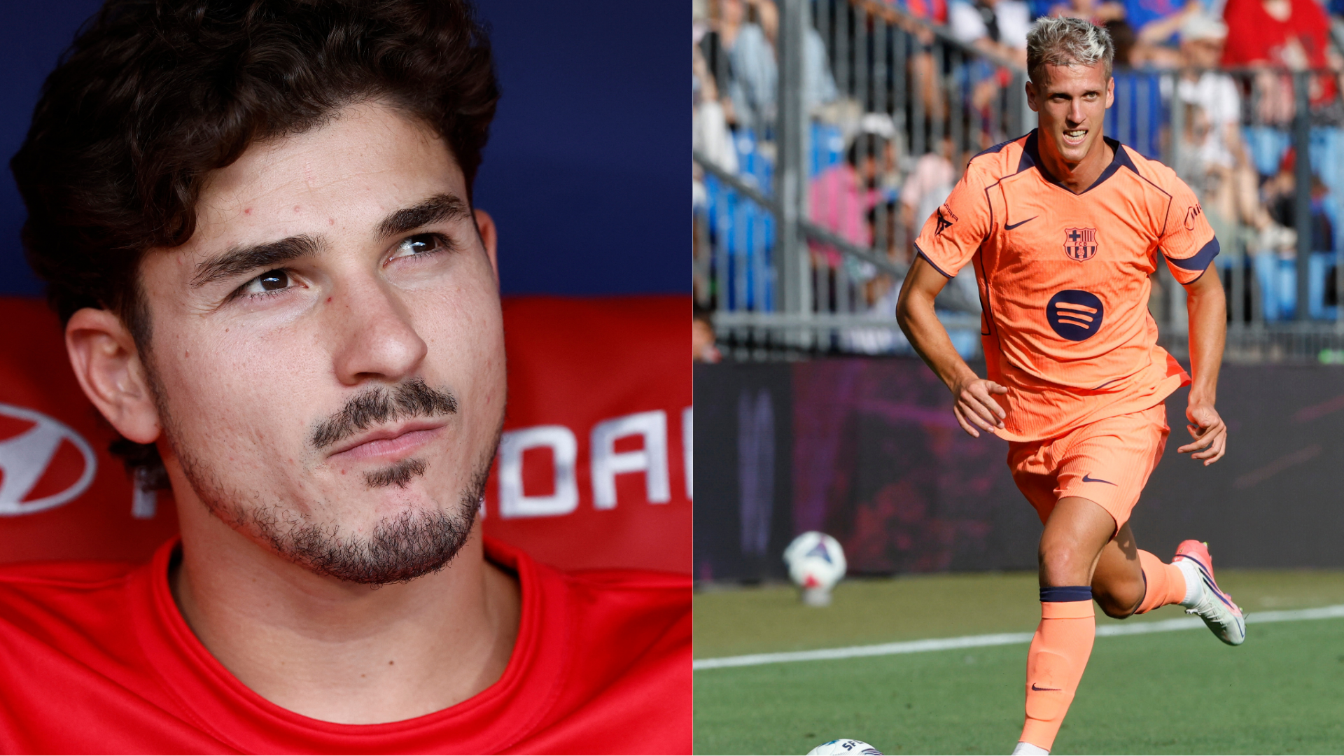 Julián Alvarez y Dani Olmo