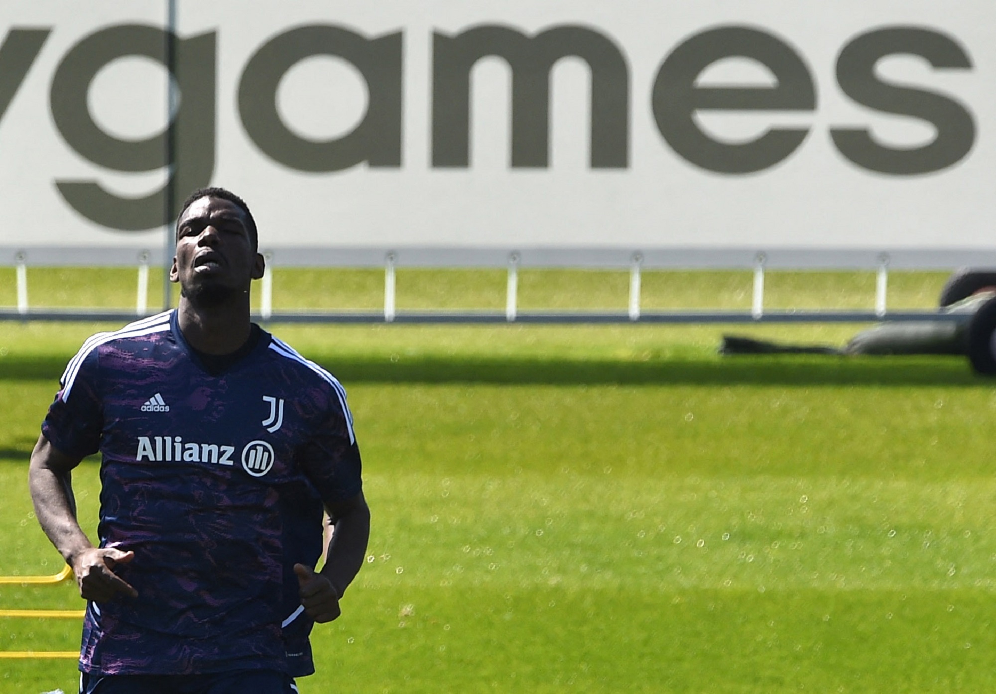 Juventus' Paul Pogba during training