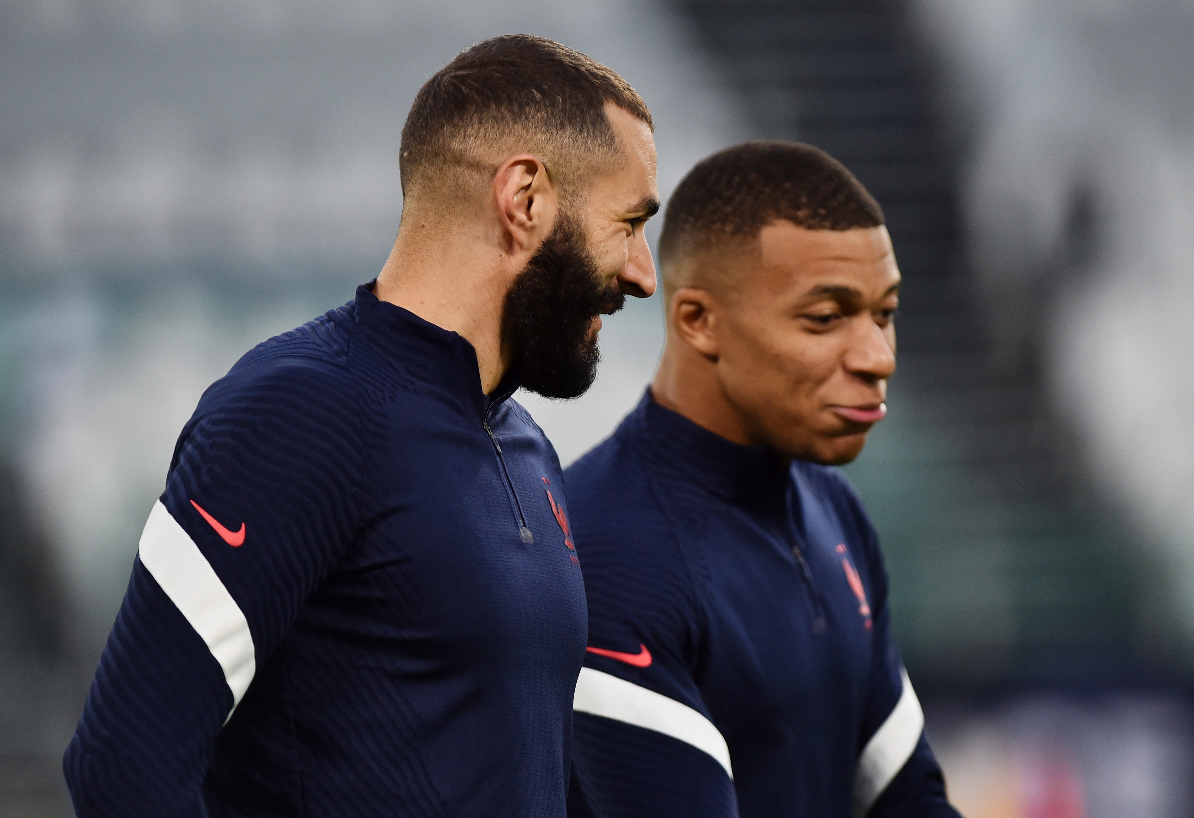 Karim Benzema et Kylian Mbappé