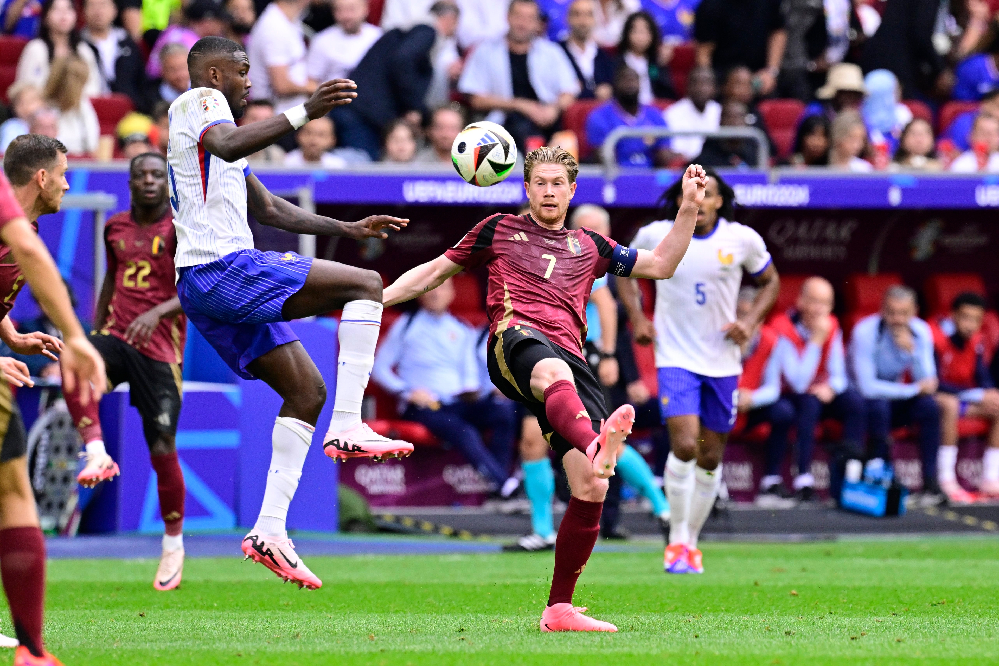 Kevin De Bruyne contre la France Euro 2024