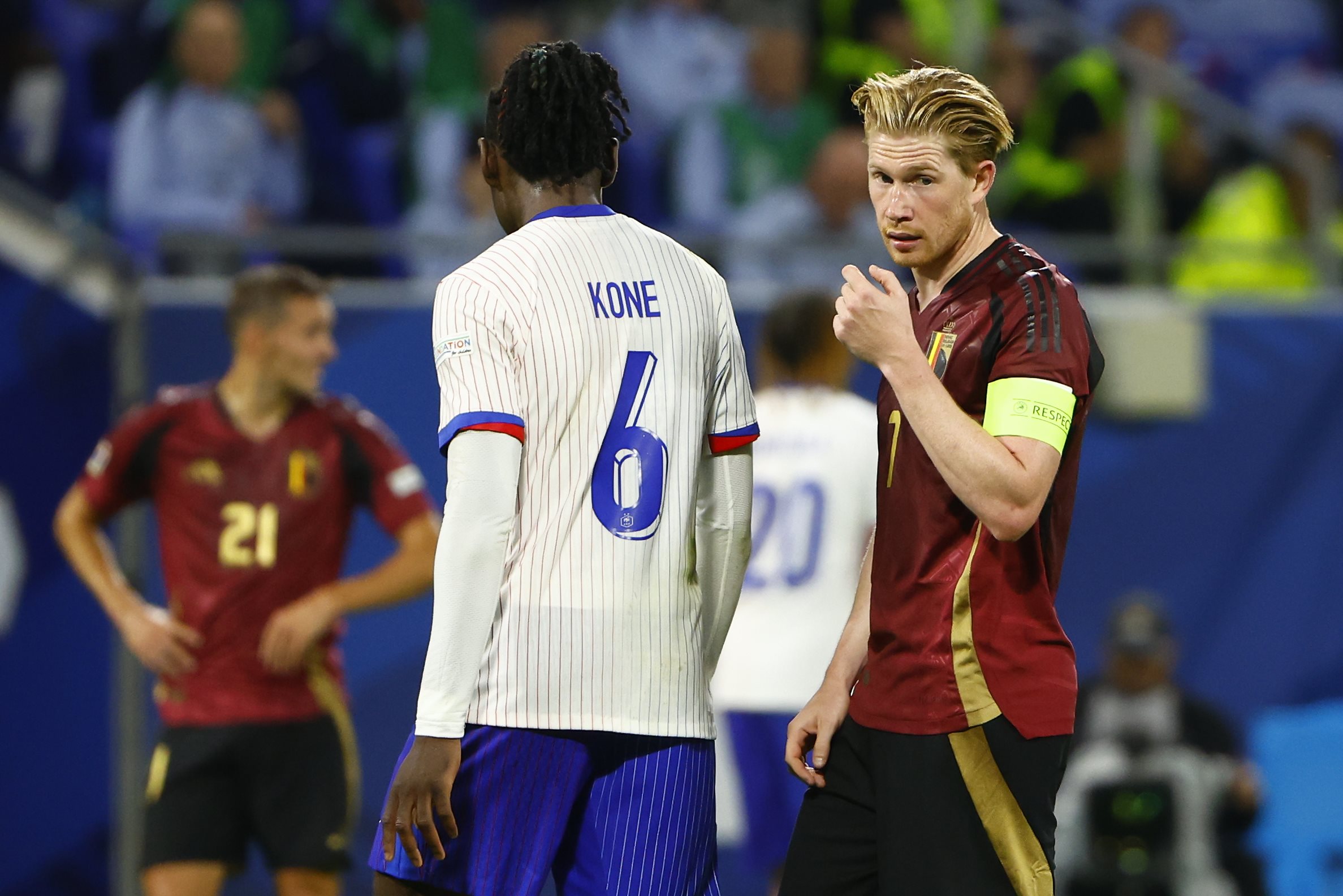 Kevin De Bruyne contre la France