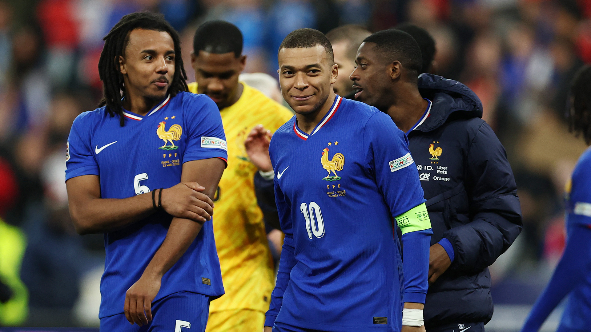 Kylian Mbappé y Joules Koundé