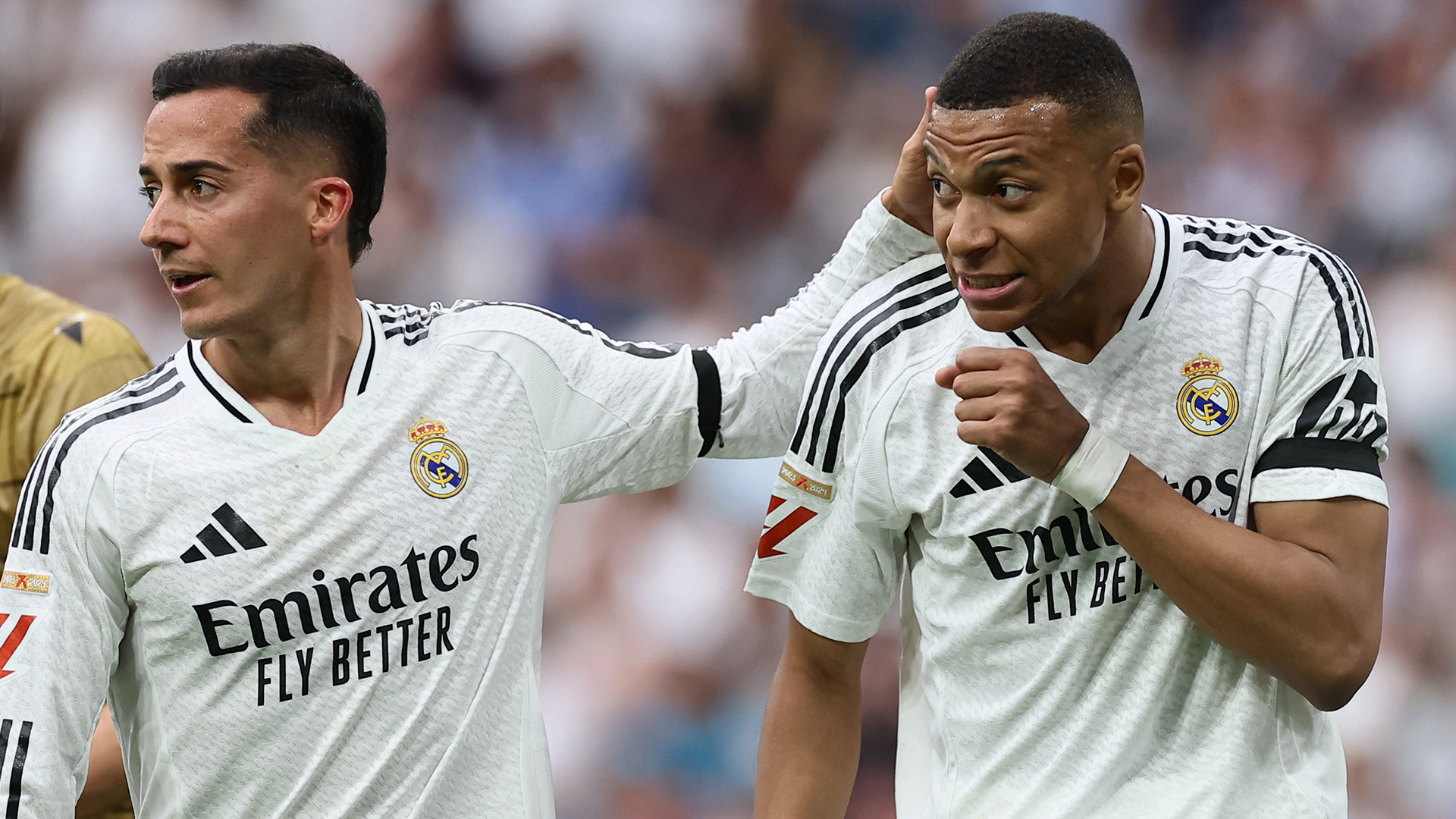 Kylian Mbappé y Lucas Vázquez