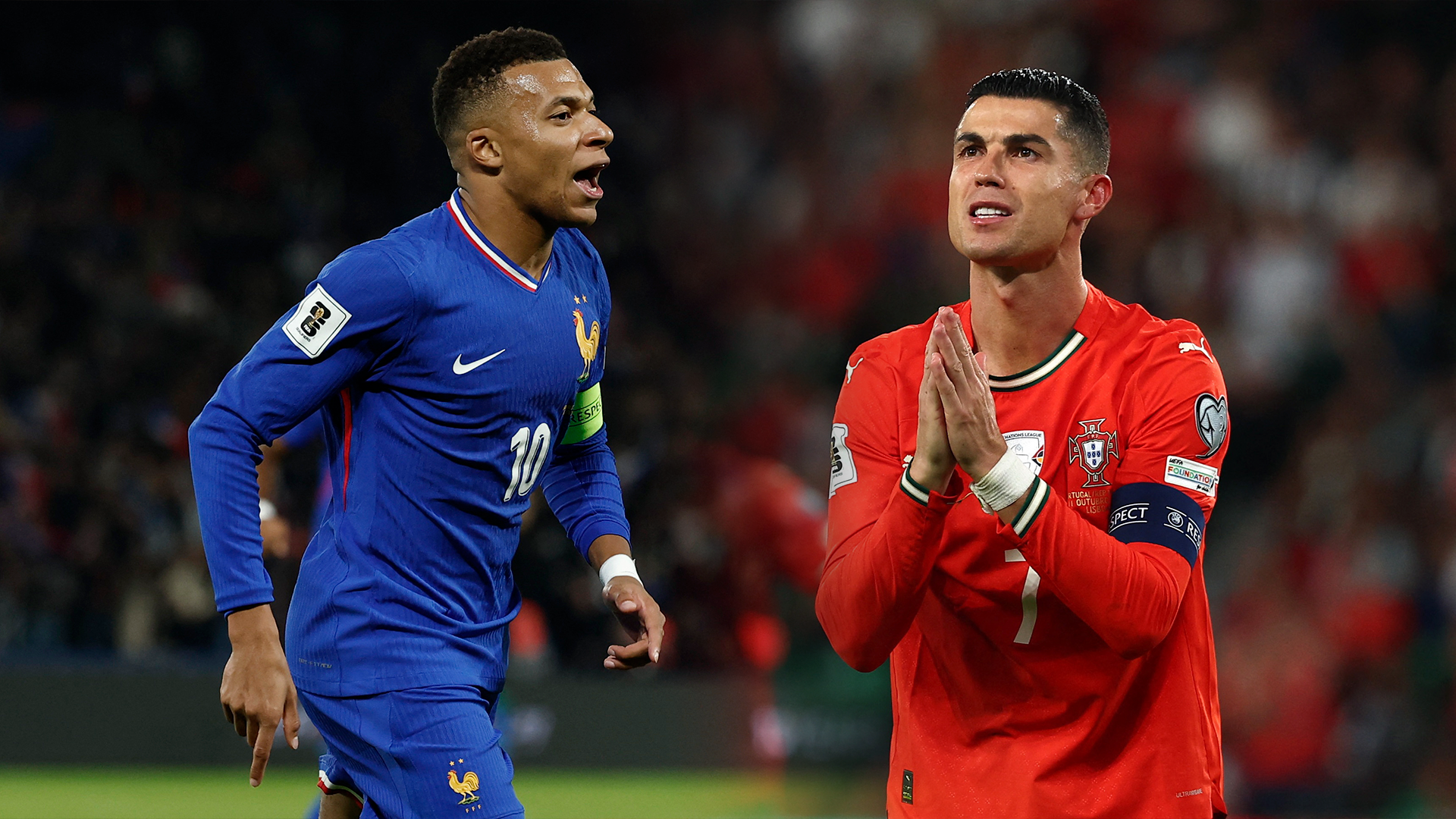 Kylian Mbappé, Cristiano Ronaldo