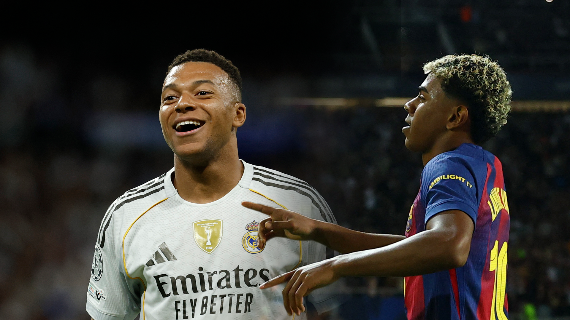 Kylian Mbappé, Lamine Yamal