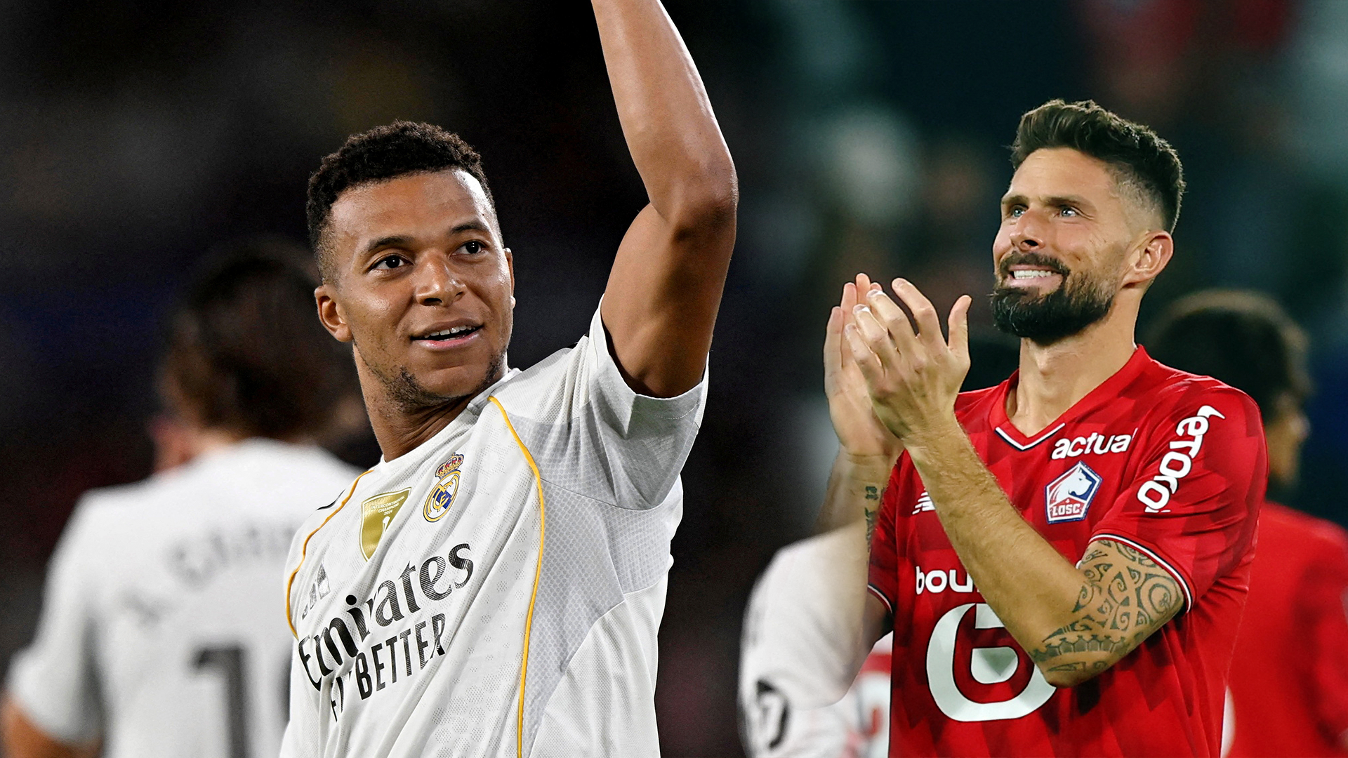 Kylian Mbappé, Olivier Giroud