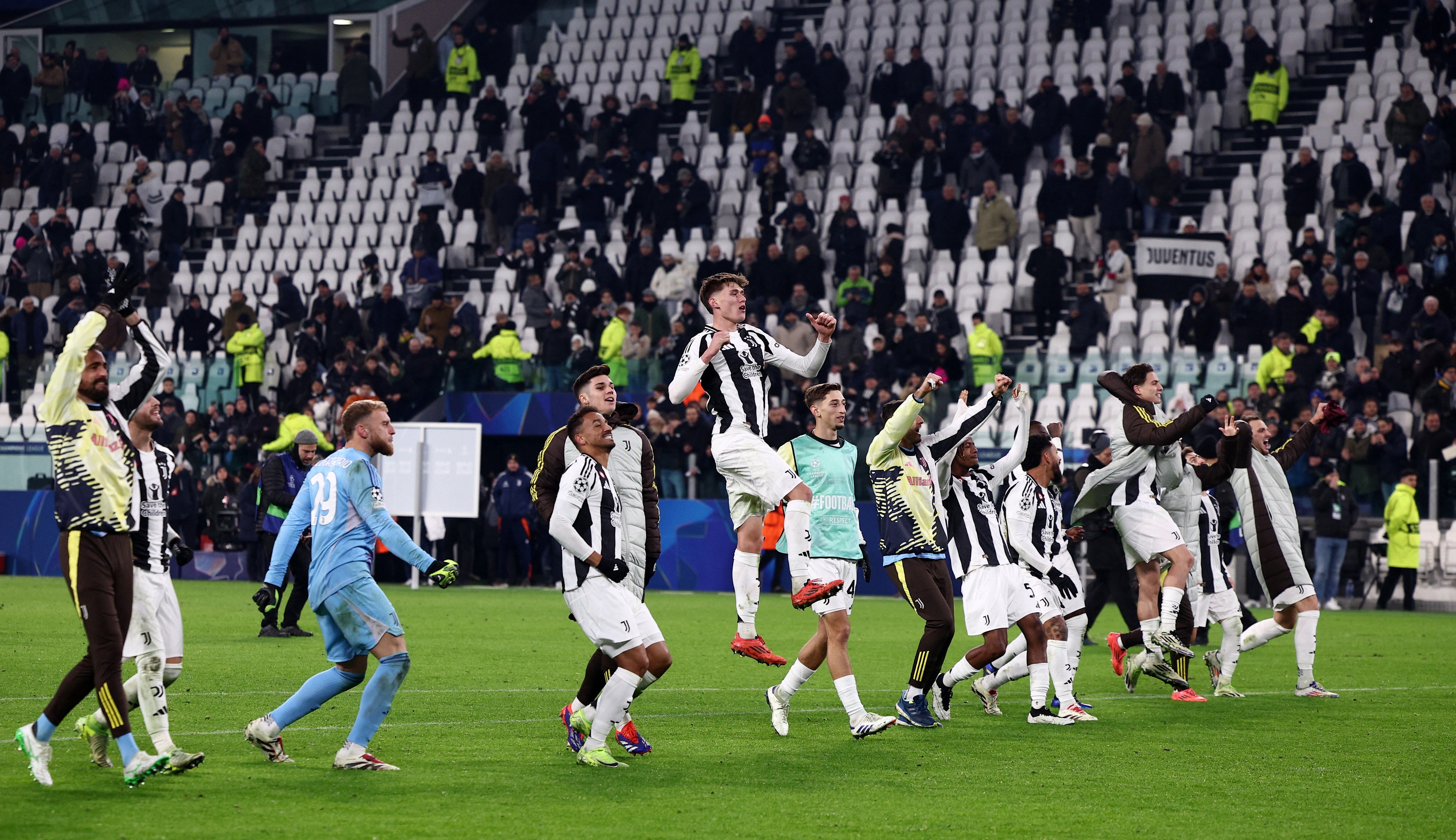 La joie de la Juventus