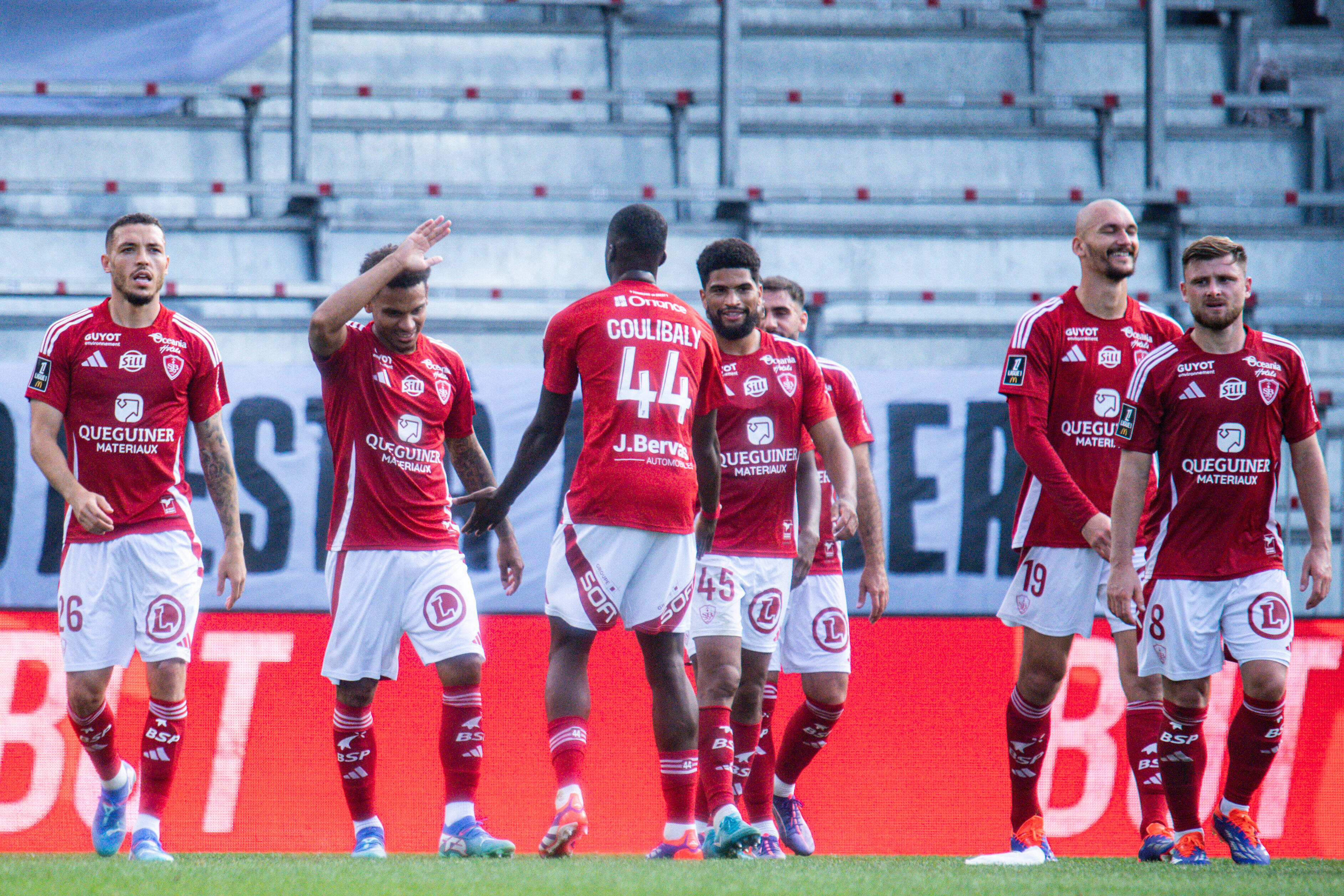 La joie du Stade Brestois