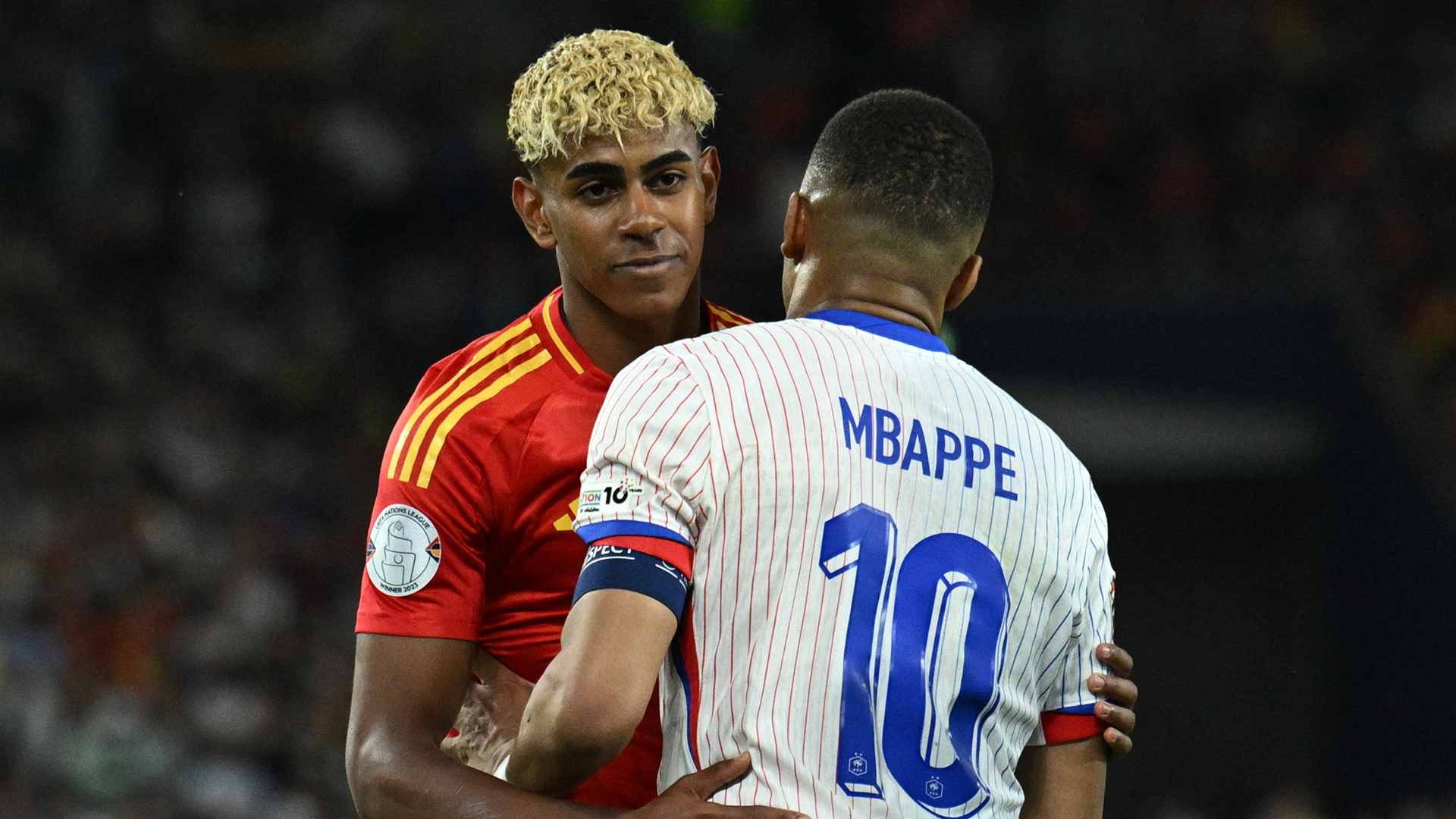 Lamine Yamal y Kylian Mbappé
