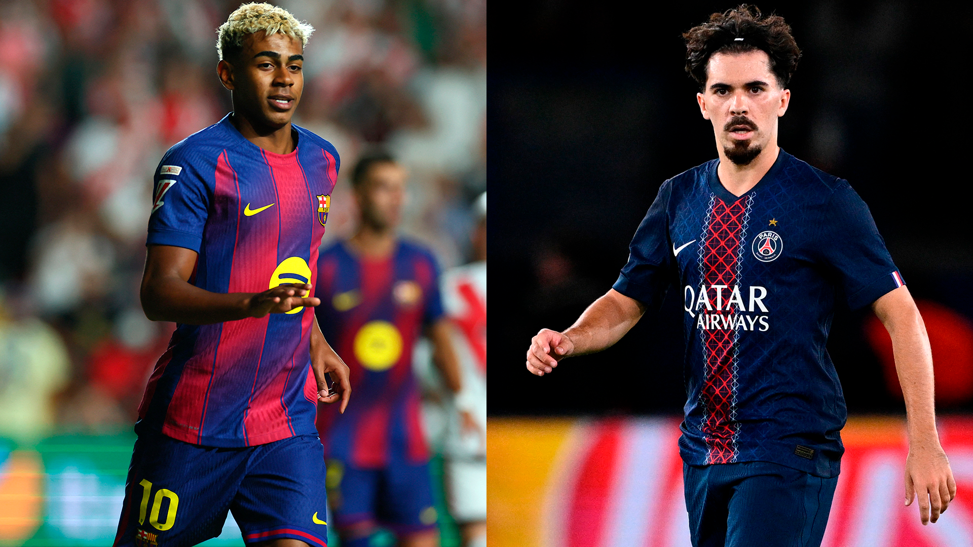 Lamine Yamal y Vitinha