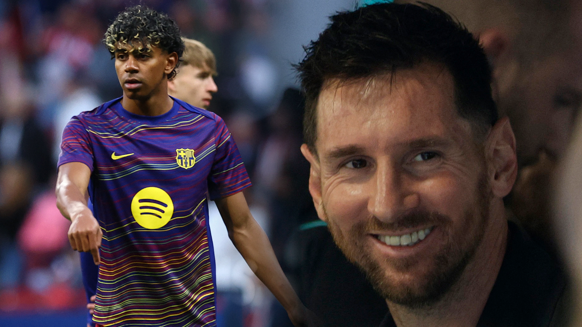 Lamine Yamal, Messi