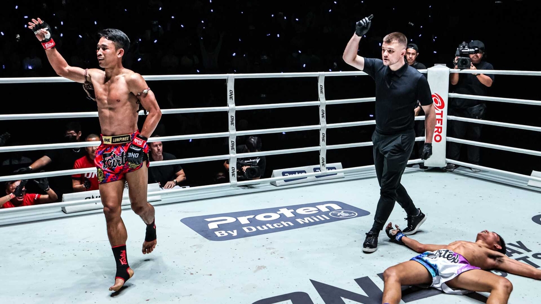 Lamsing Targets Leg Kick Knockout Against Rhenimi at ONE Friday Fights 175