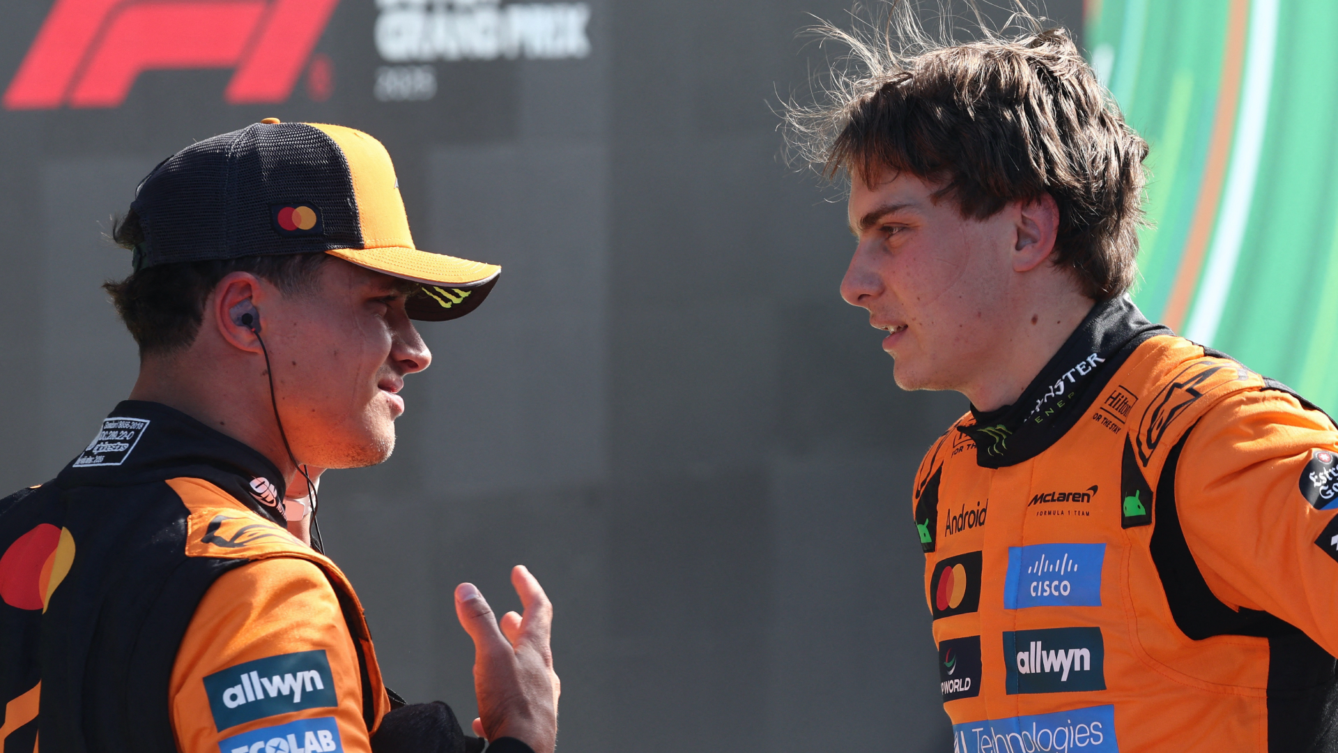Lando Norris and Oscar Piastri