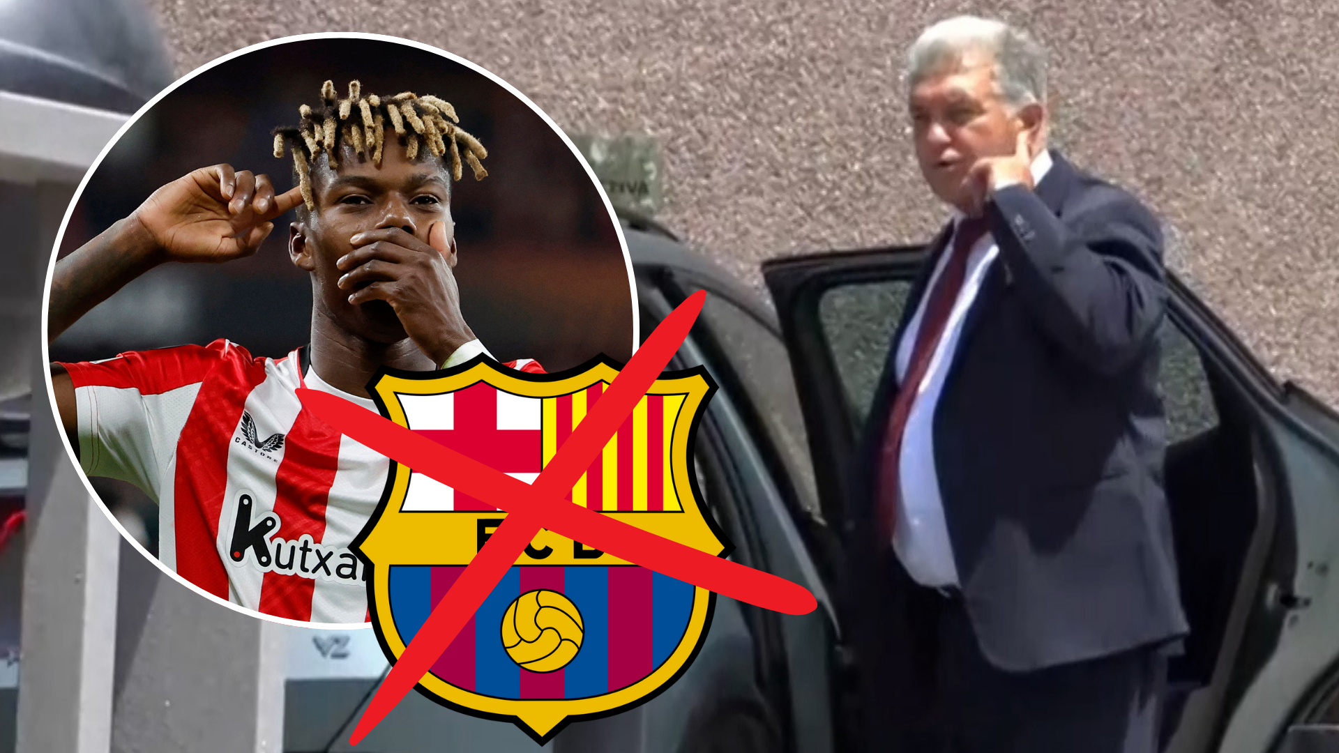 Laporta Avoids Talking about NIco