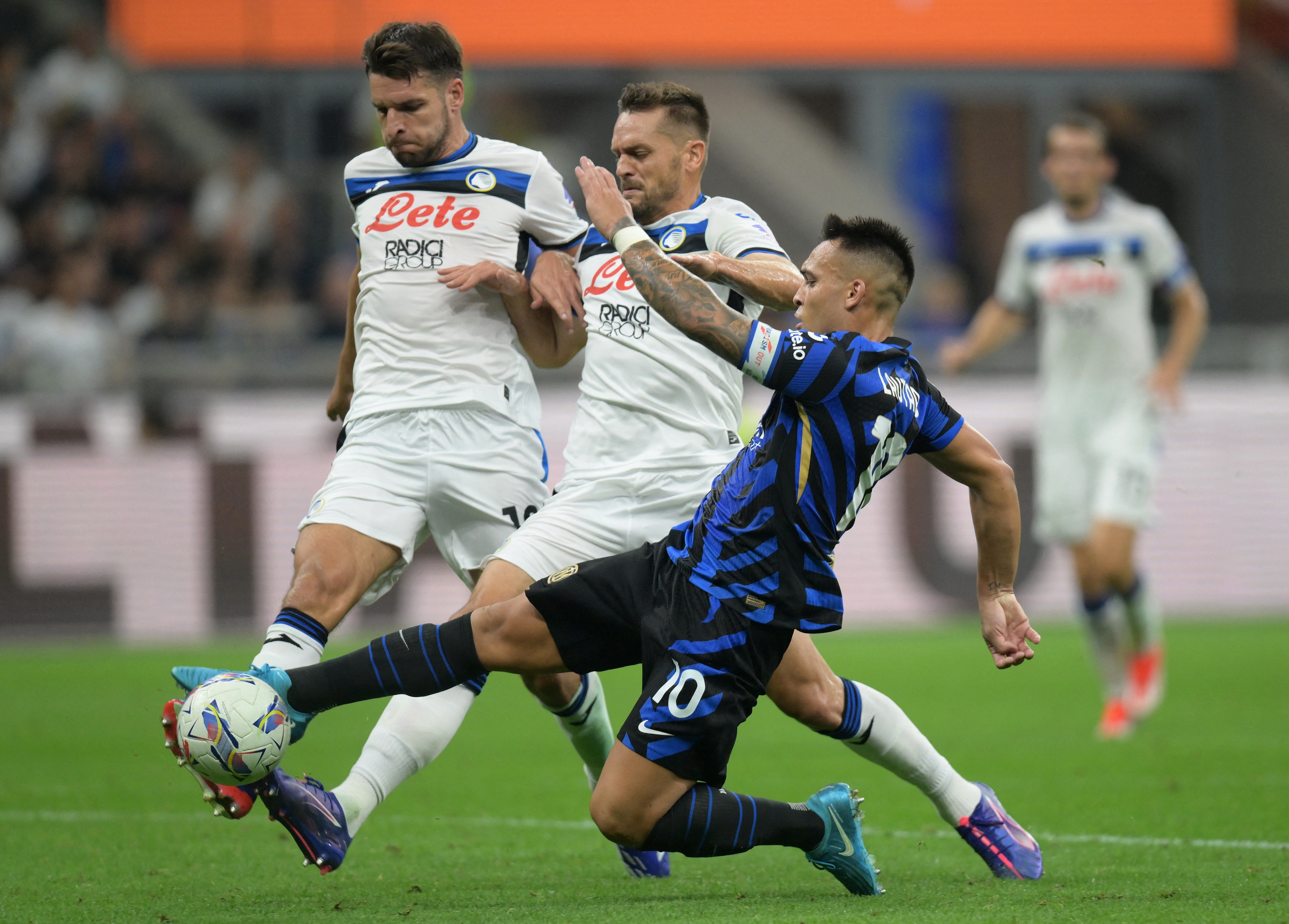 Lautaro Martinez contre l'Atalanta