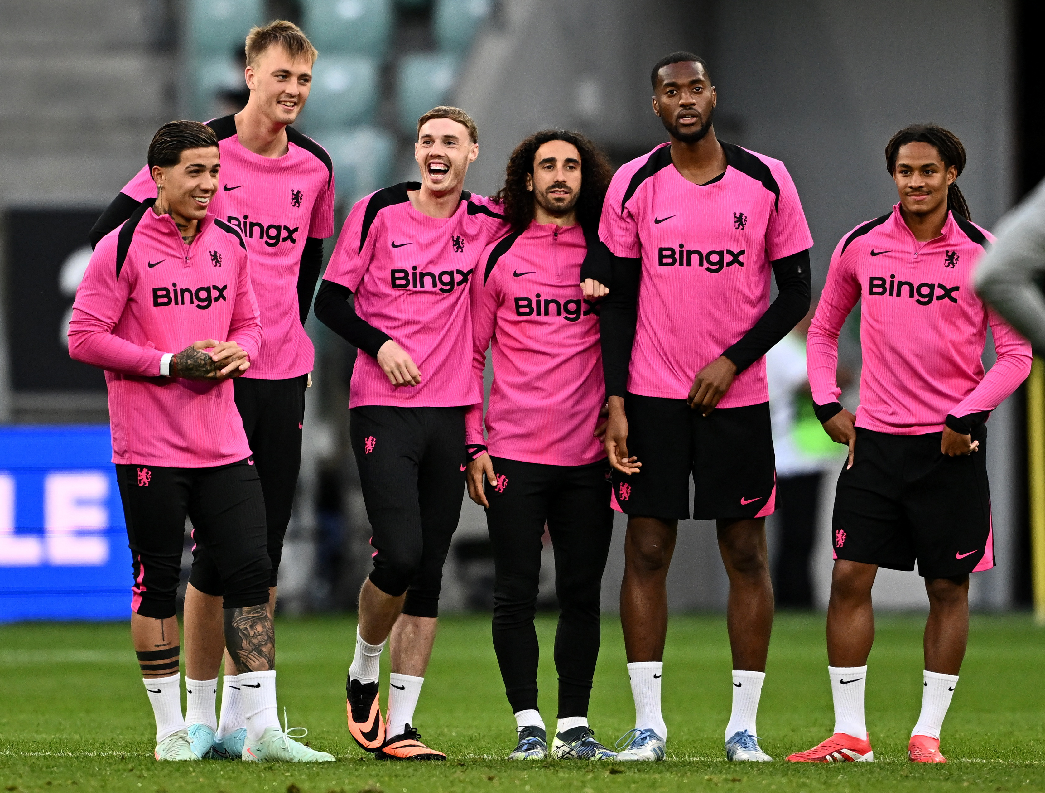 Les joueurs de Chelsea