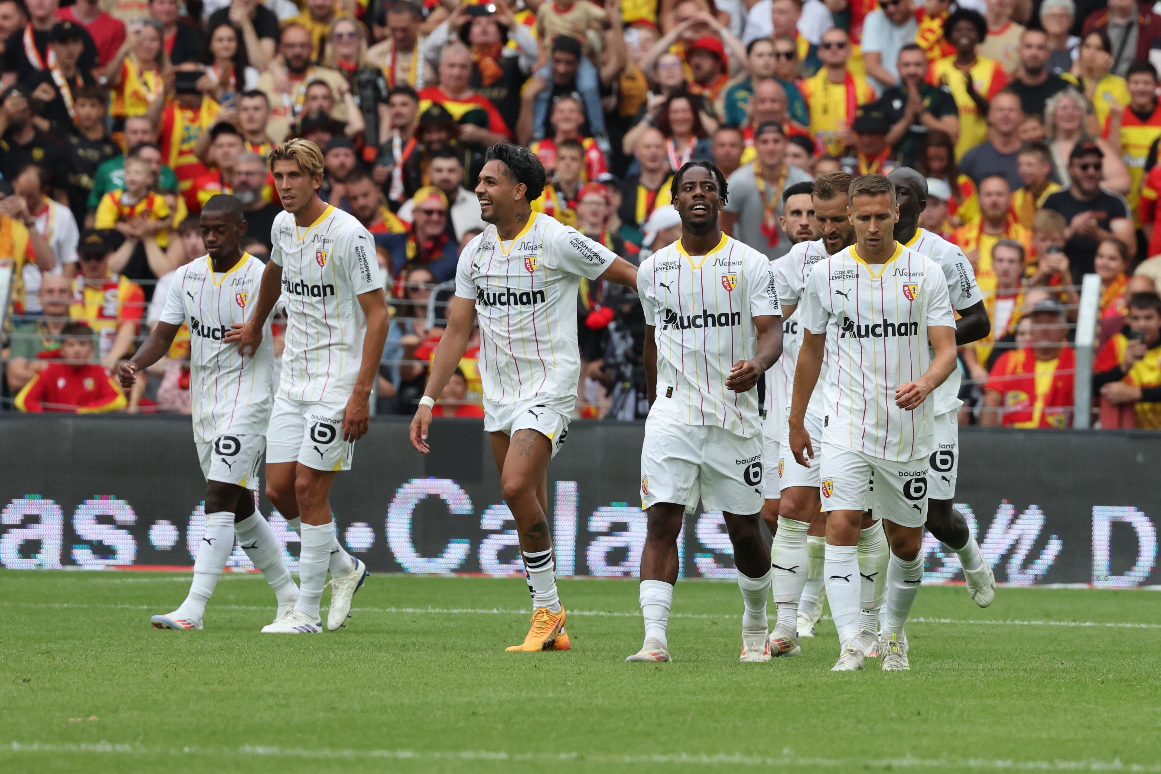 Les joueurs du RC Lens