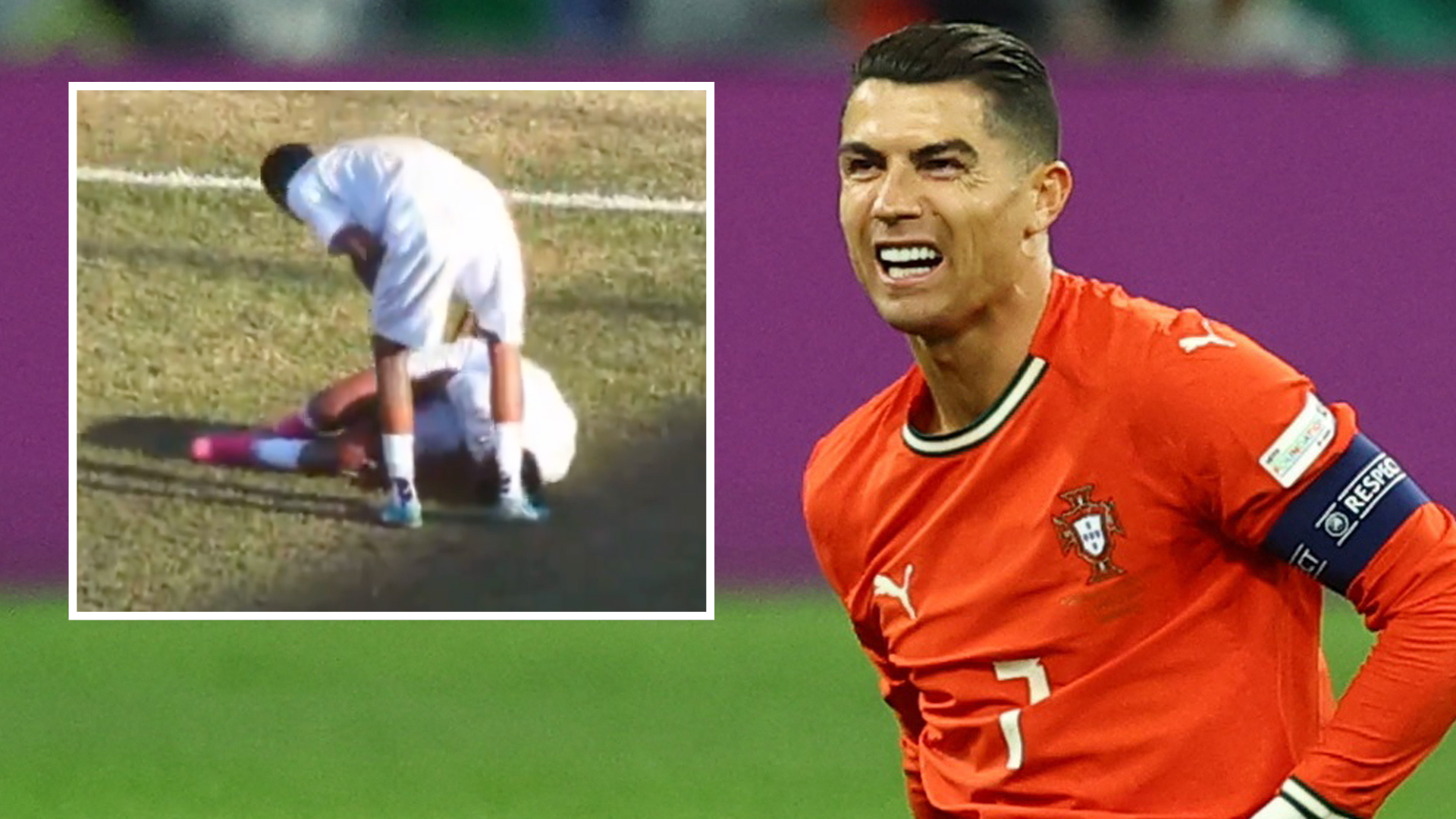 Lesión por festejar como Cristiano Ronaldo