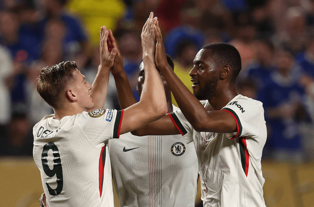 The Unforgettable Chaos: Chelsea vs Benfica Club World Cup Match Result 4 Liam Delap celebrating