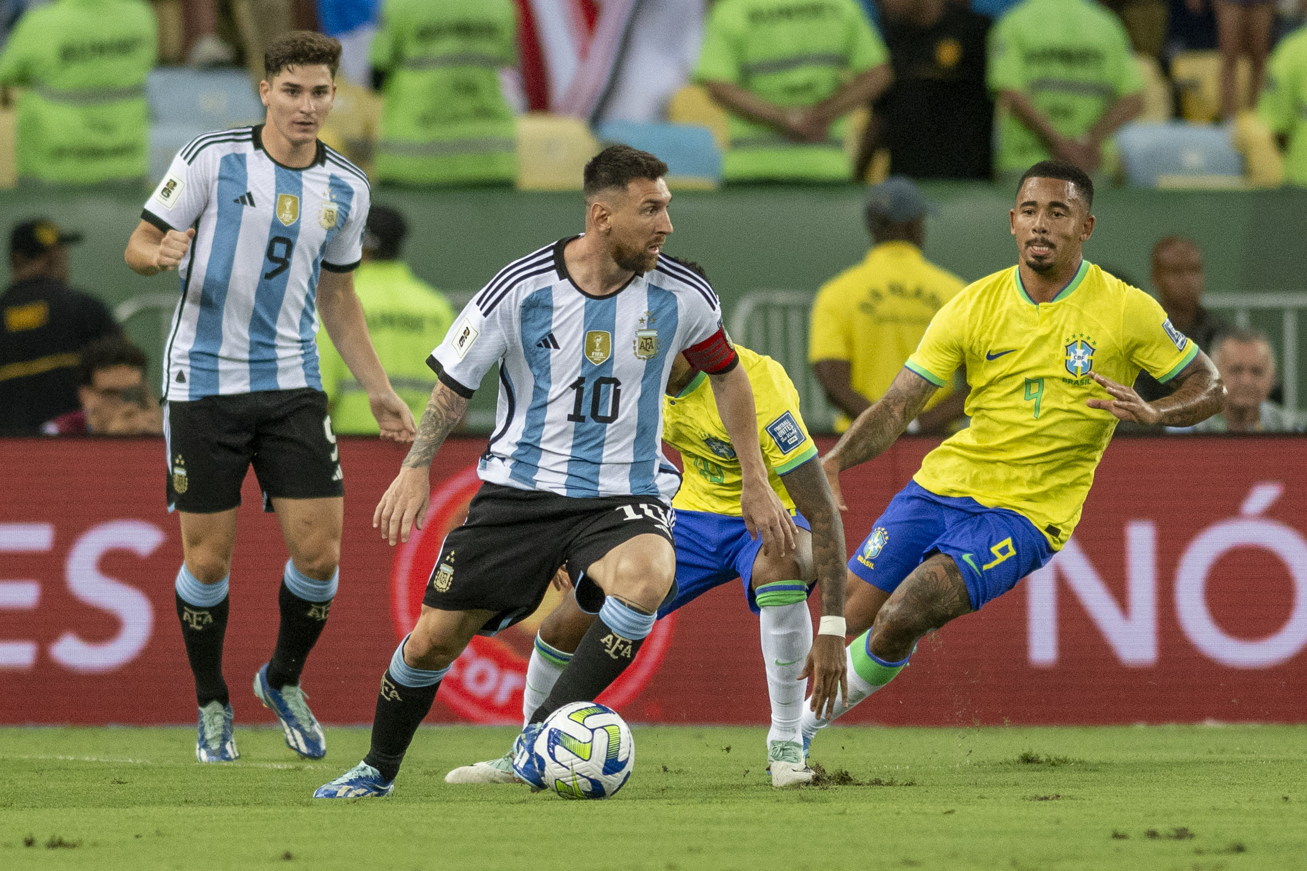 Lionel Messi contre le Brésil