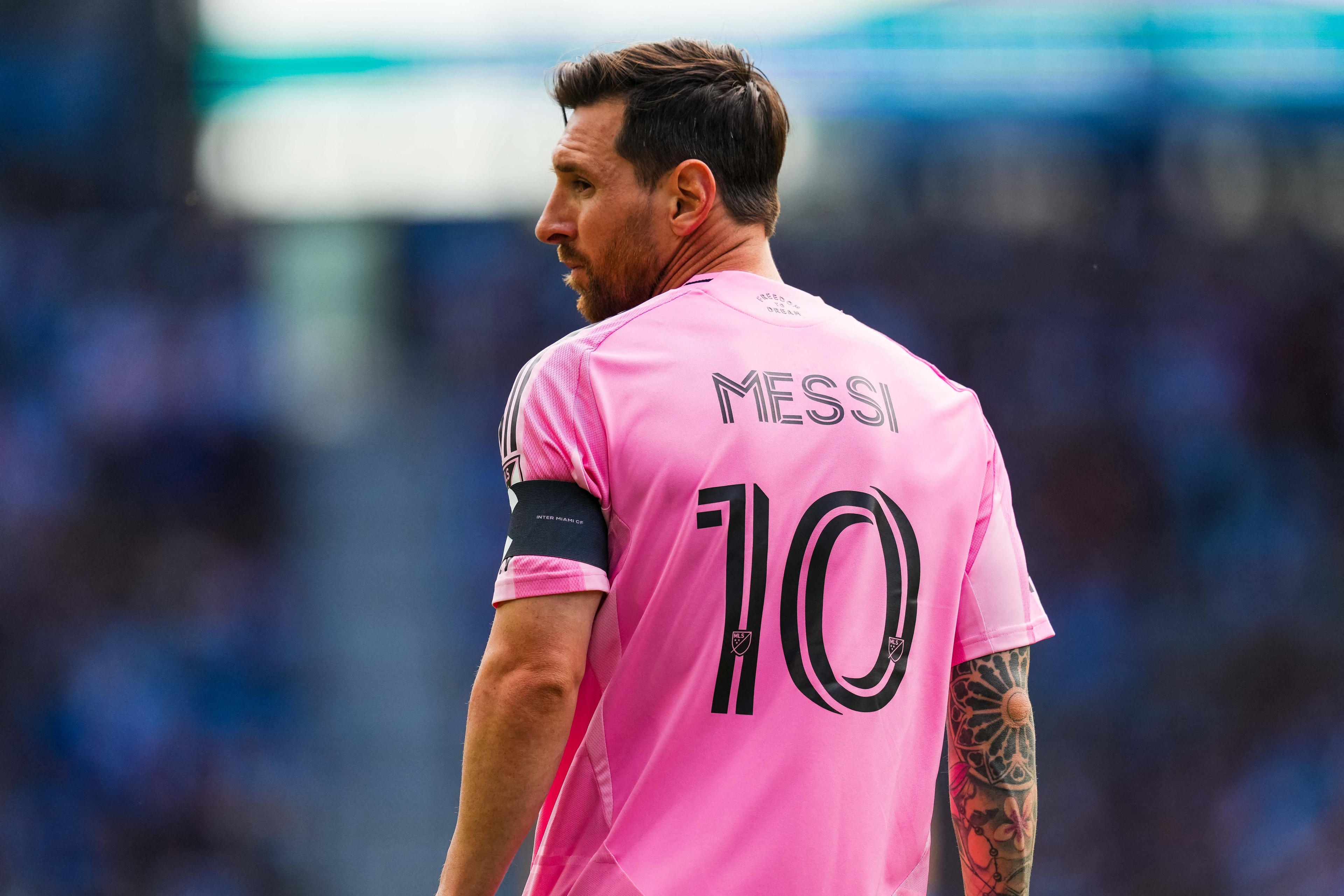 Lionel Messi de dos