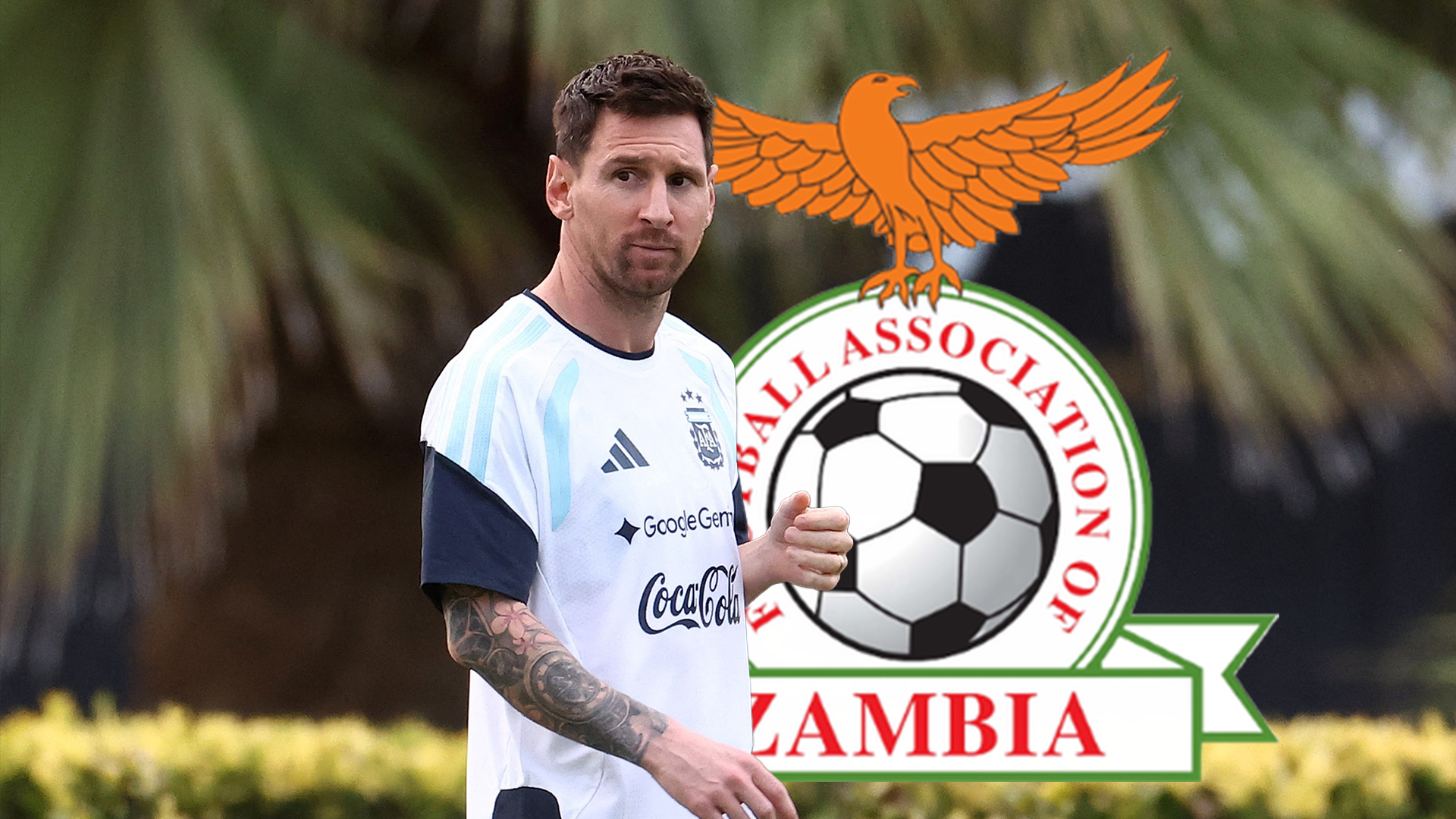 Lionel Messi titular ante Zambia