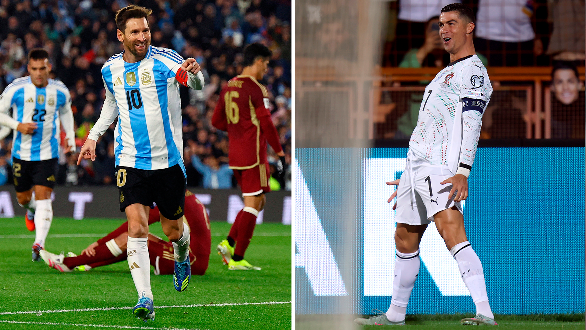 Lionel Messi y Cristian o Ronaldo