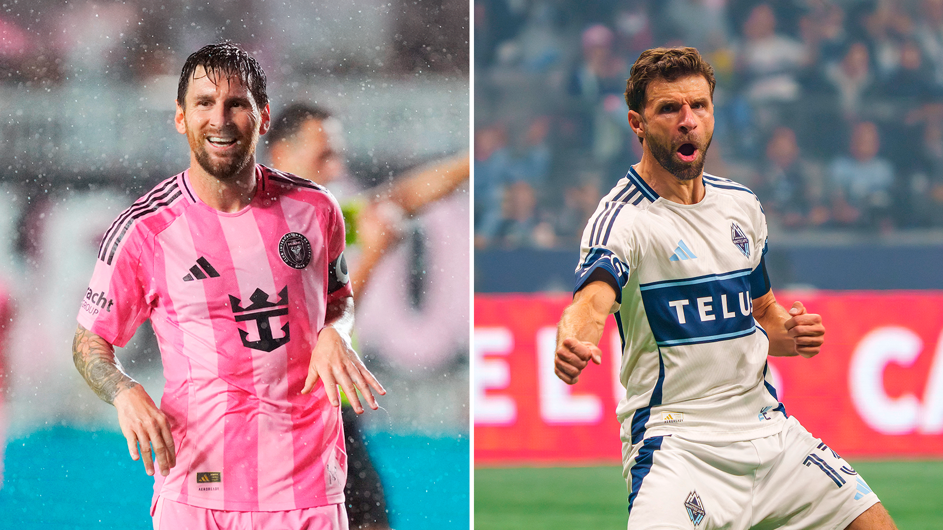 Lionel Messi y Thomas Müller