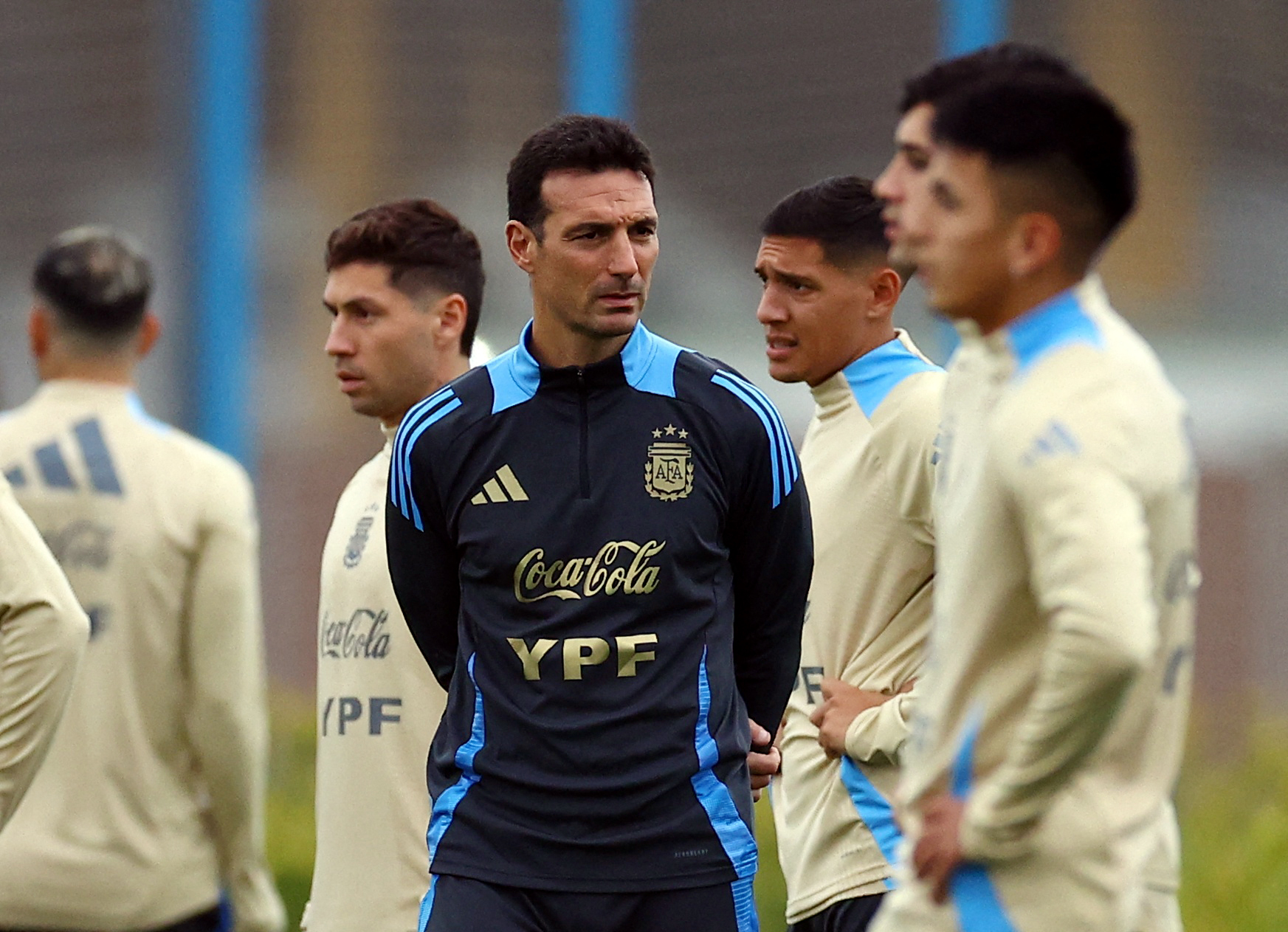 Lionel Scaloni entraînement Argentine