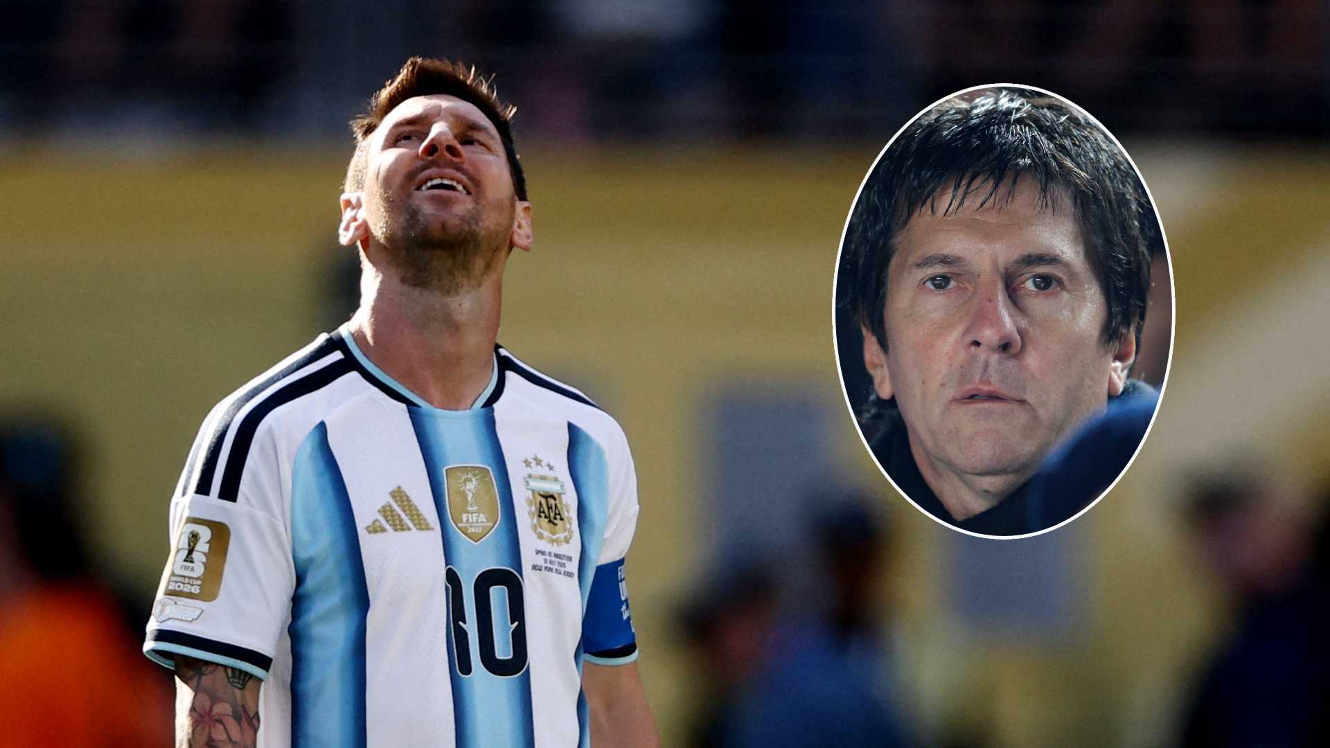 Lionel y Jorge Messi