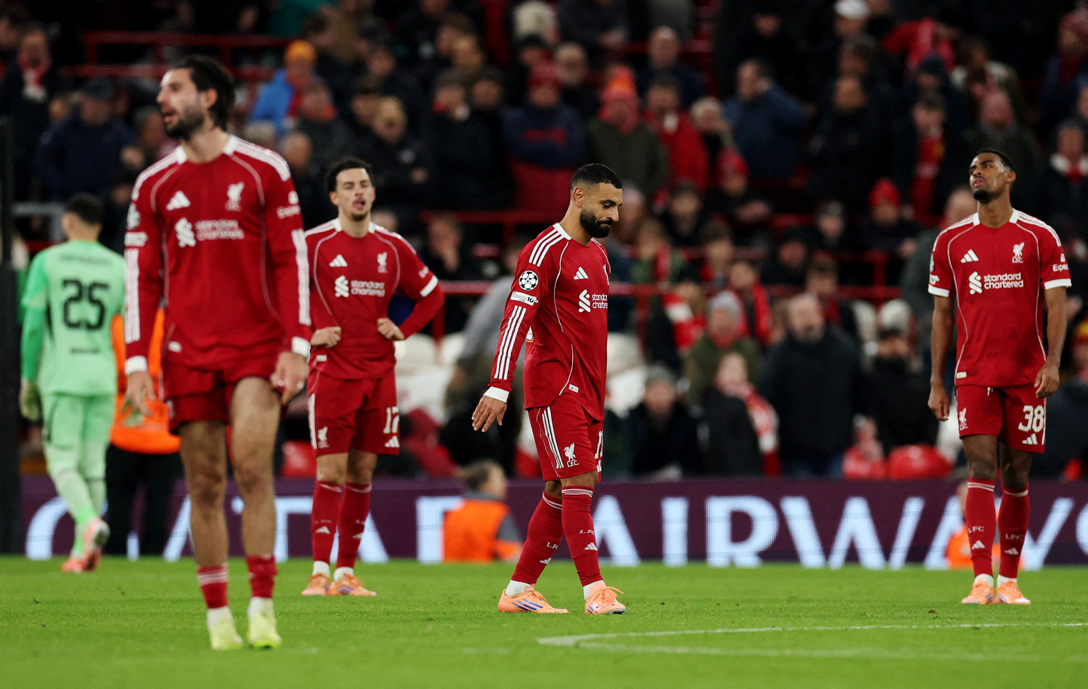 Liverpool tête basse