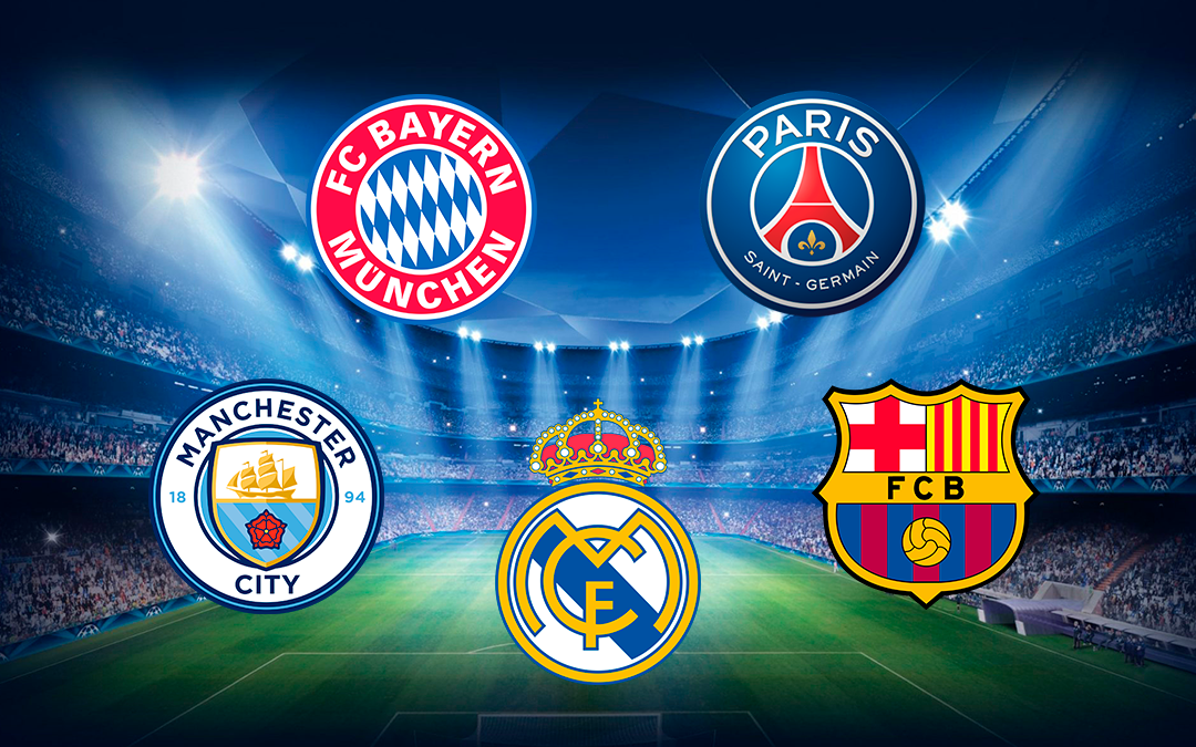 Los favoritos a ganar la Champions League