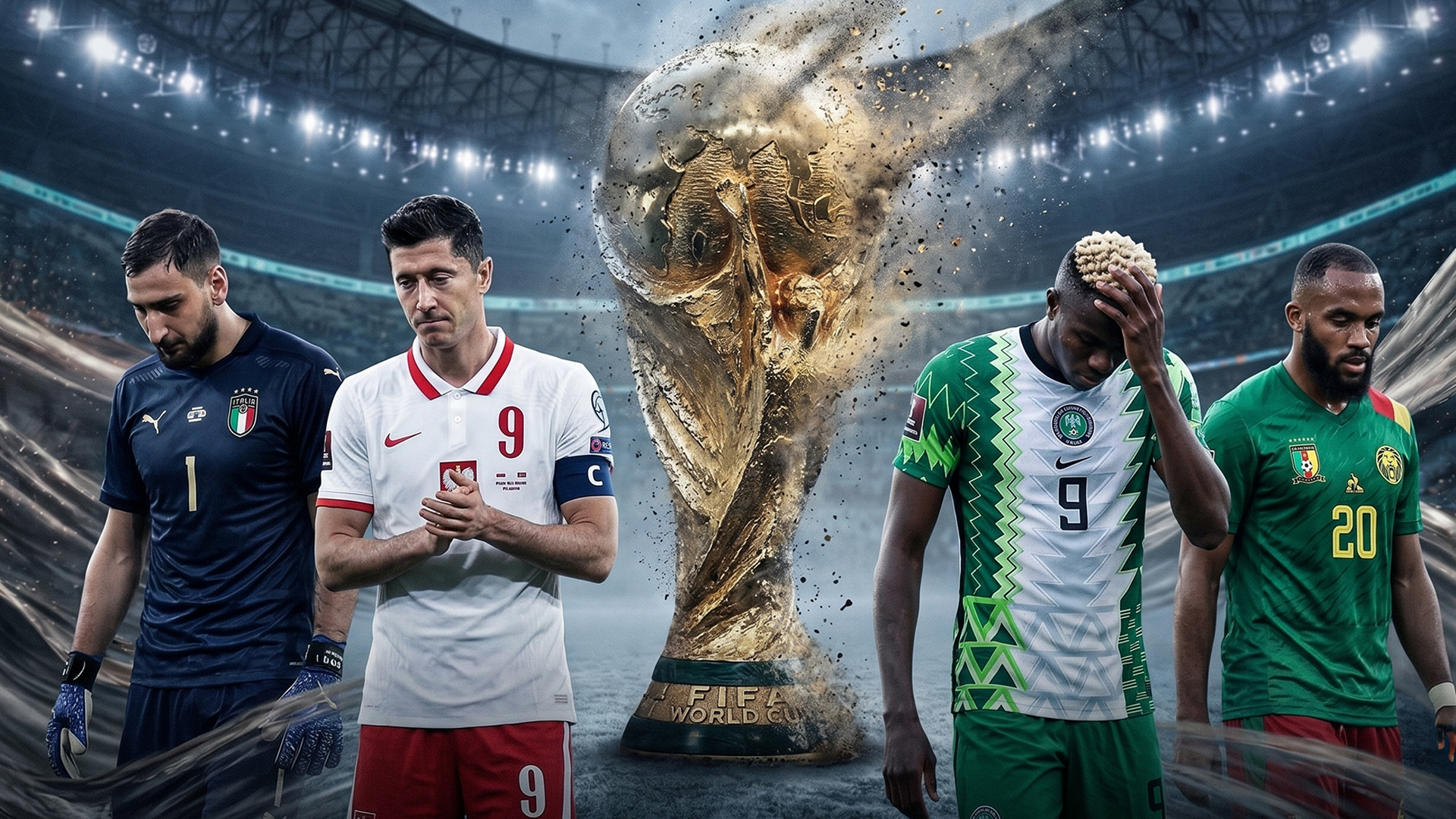 Los grandes ausentes del Mundial