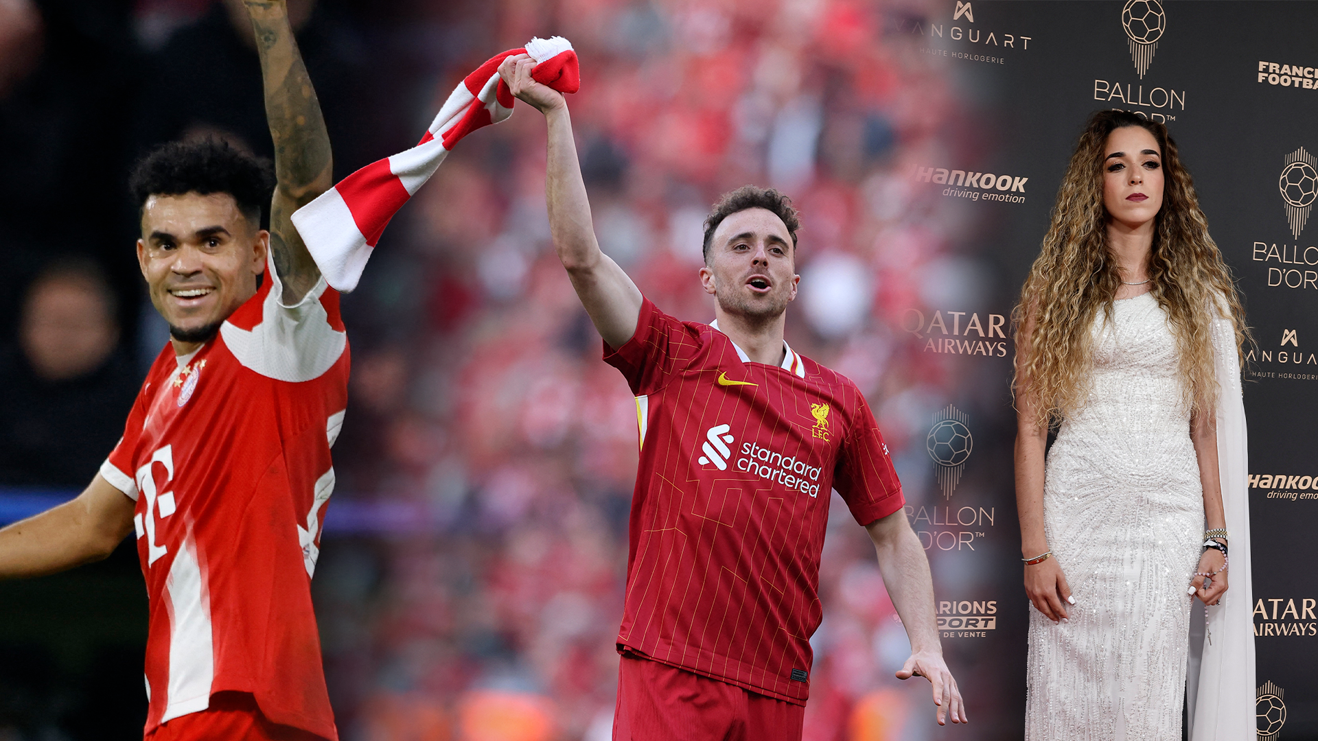 Luis Diaz, Diogo Jota, Rute Cardozo