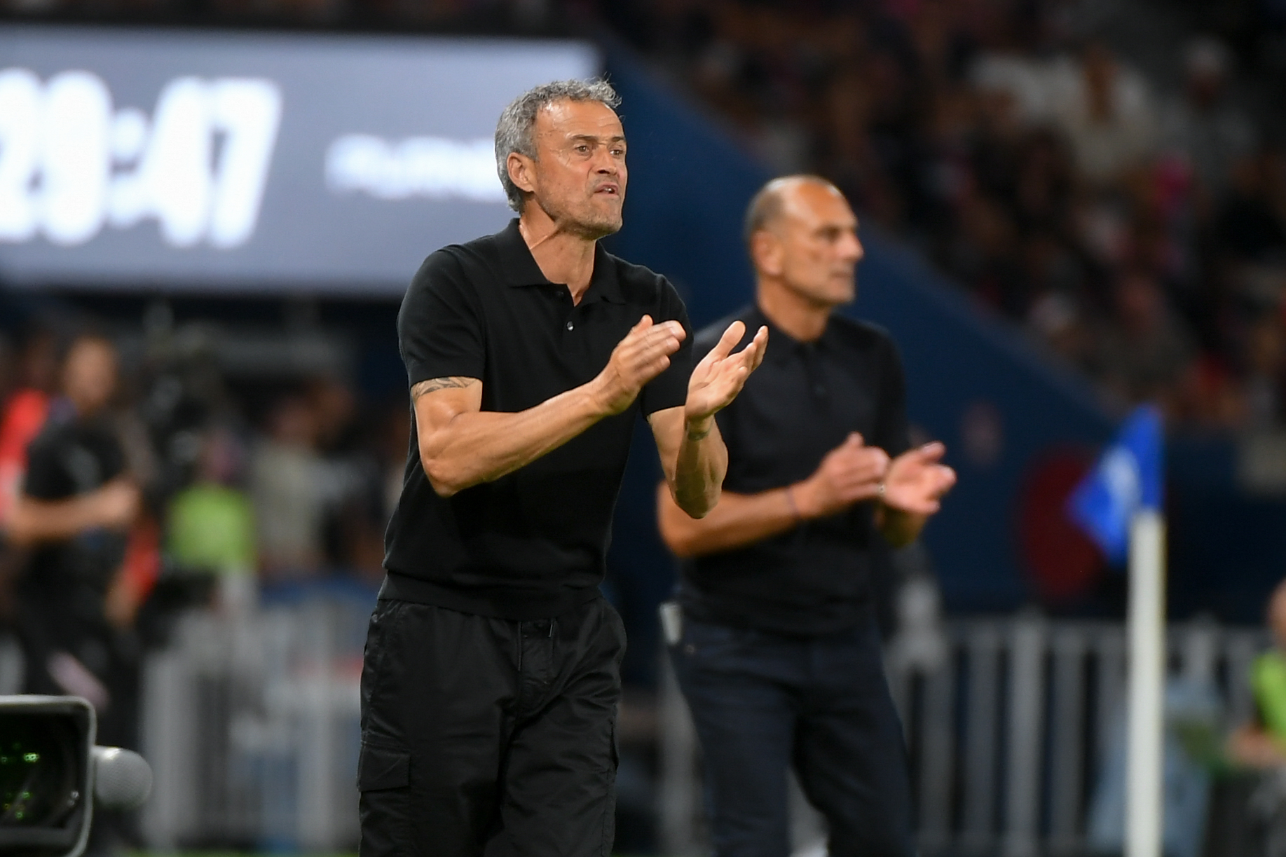 Luis Enrique conttre Montpellier