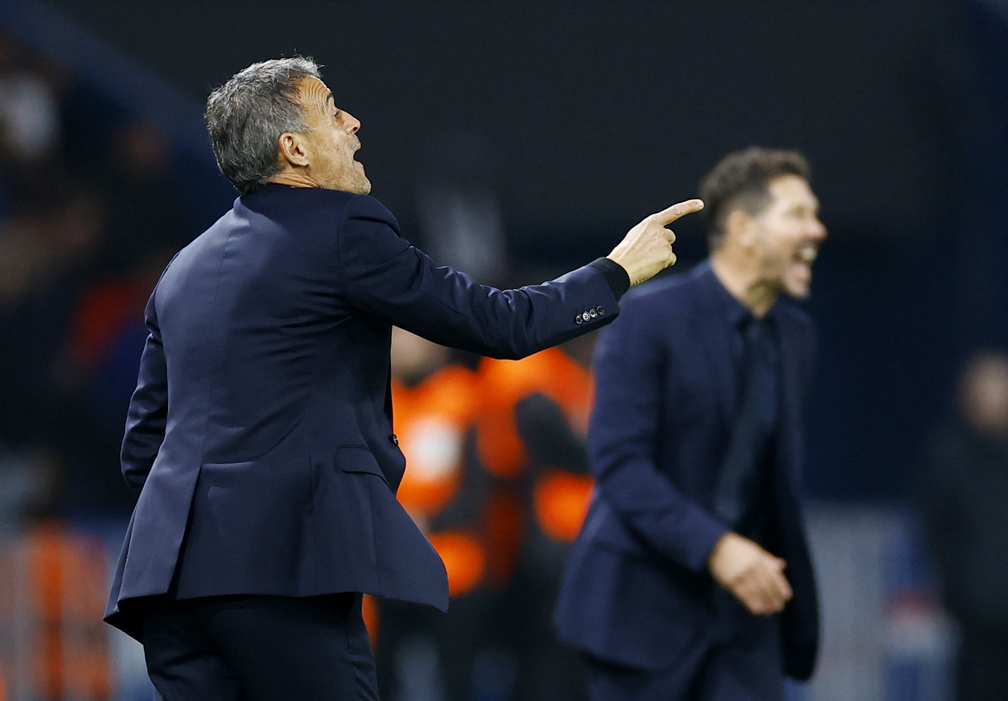 Luis Enrique et Diego Simeone