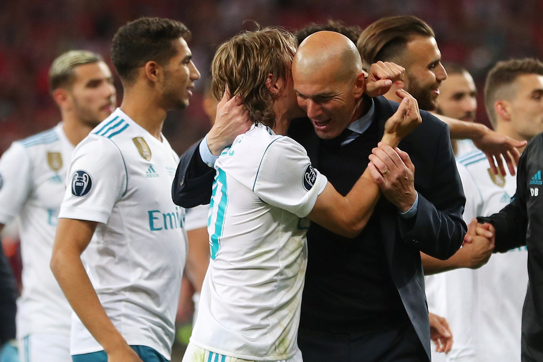 Luka Modric Zinedine Zidane