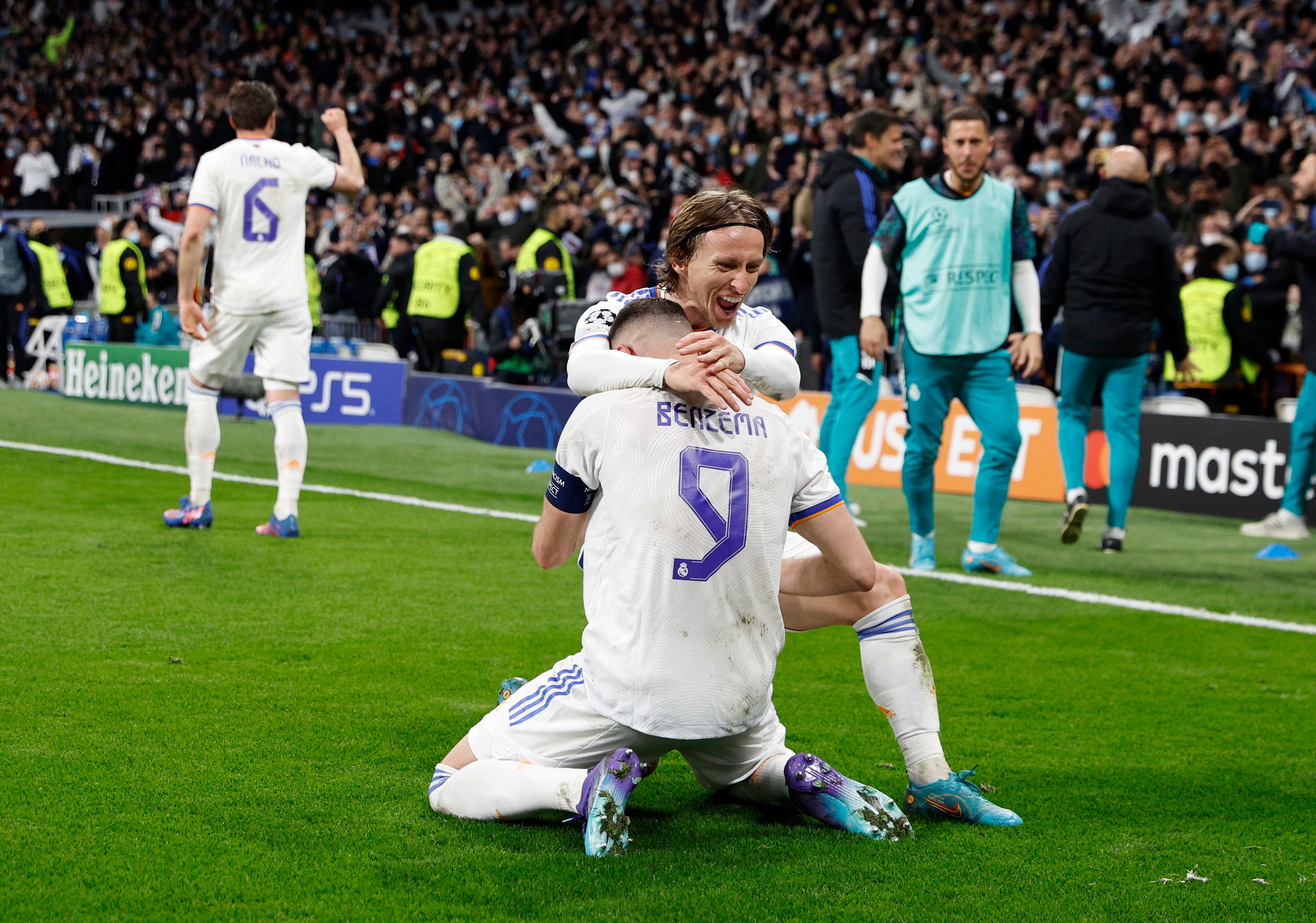Luka Modric enlace Karim Benzema 2022