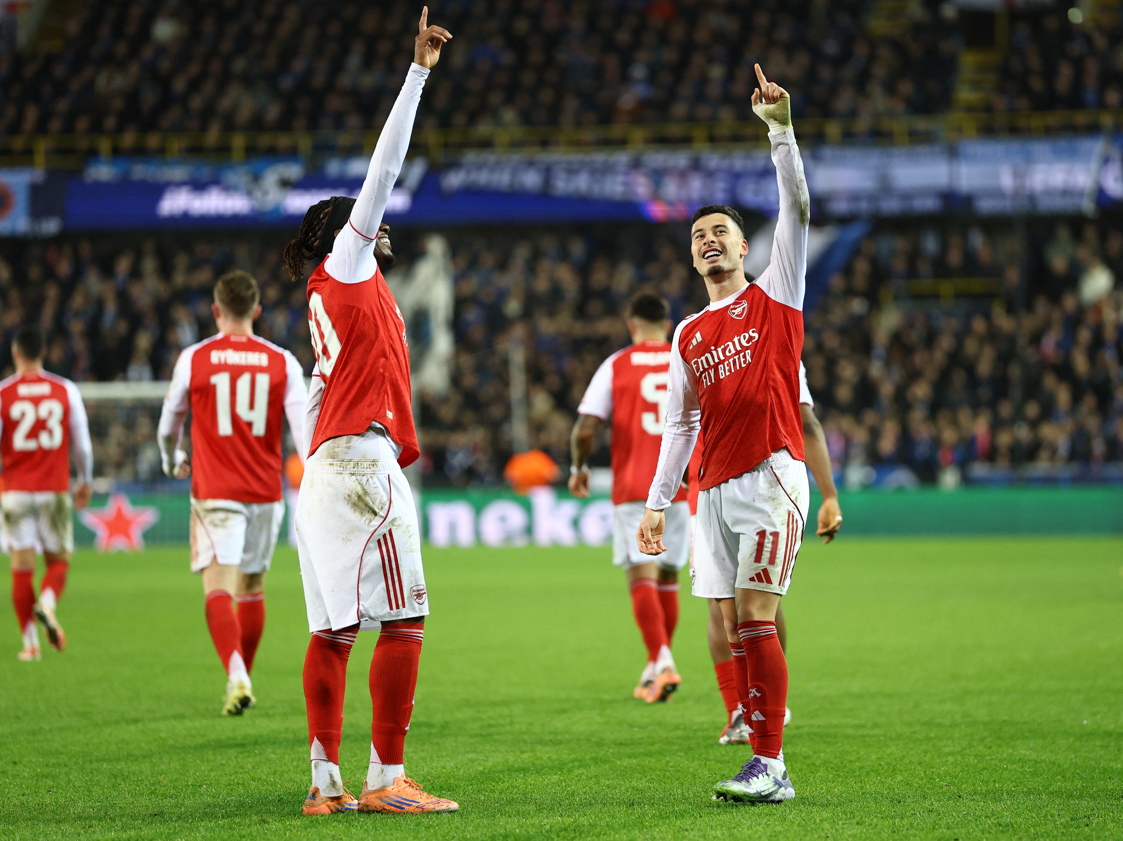 Madueke et Martinelli