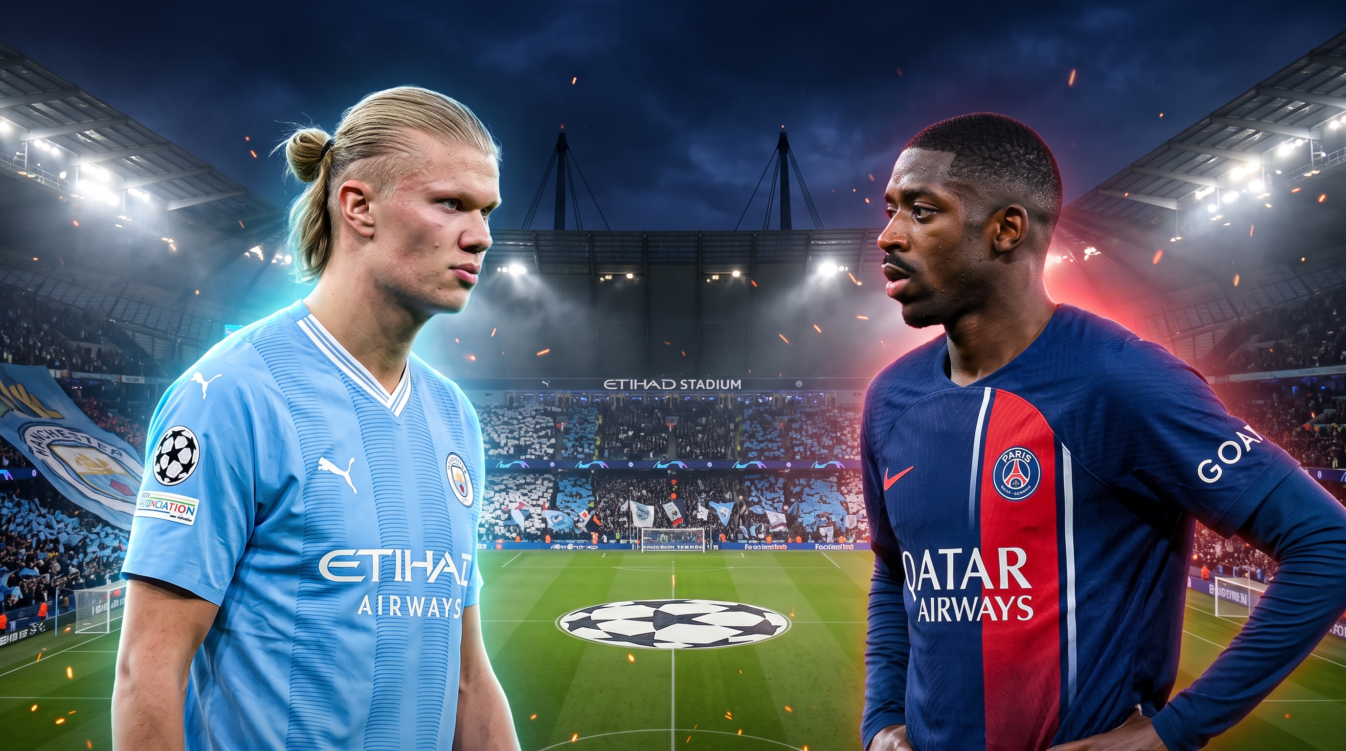 Manchester City vs Paris Saint-Germain
