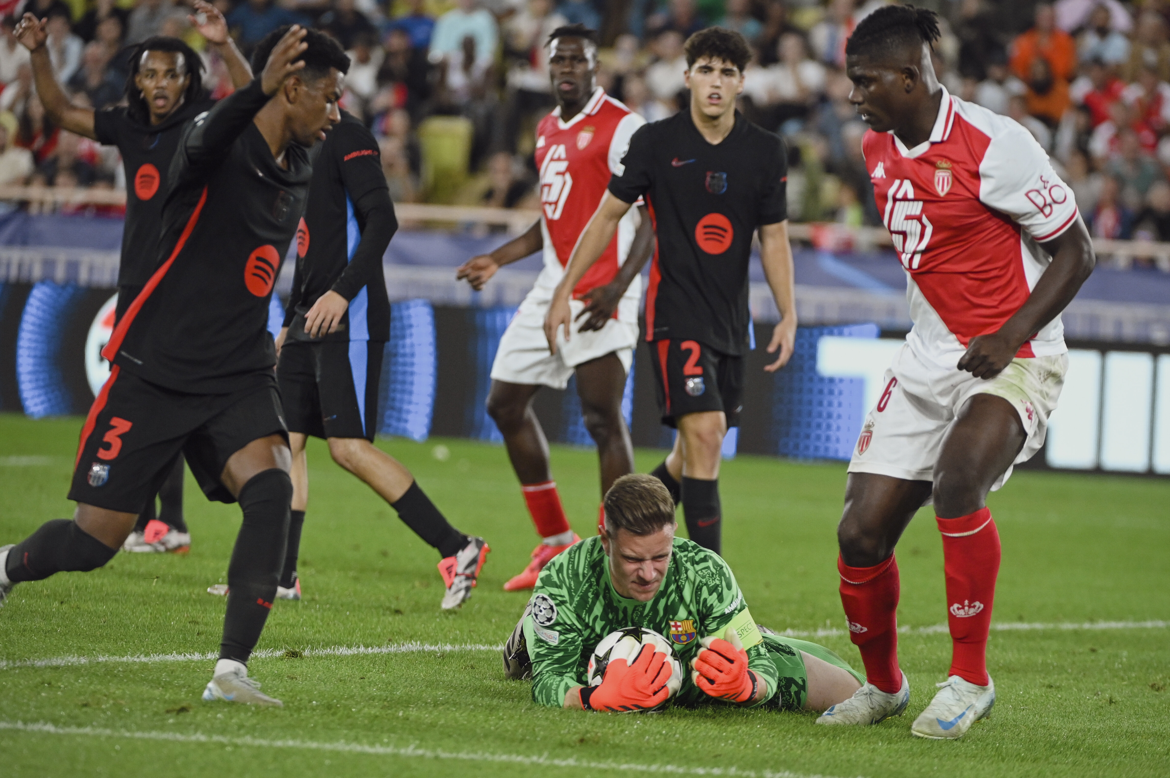 Marc-André Ter Stegen contre Monaco