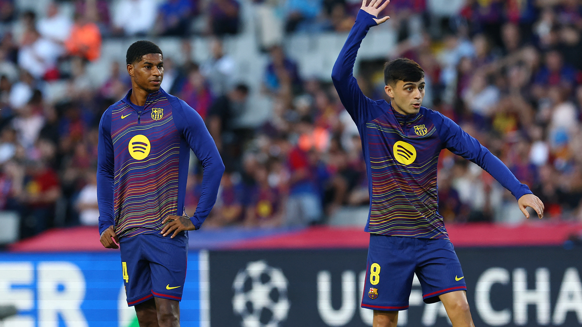 Marcus Rasford y Pedri