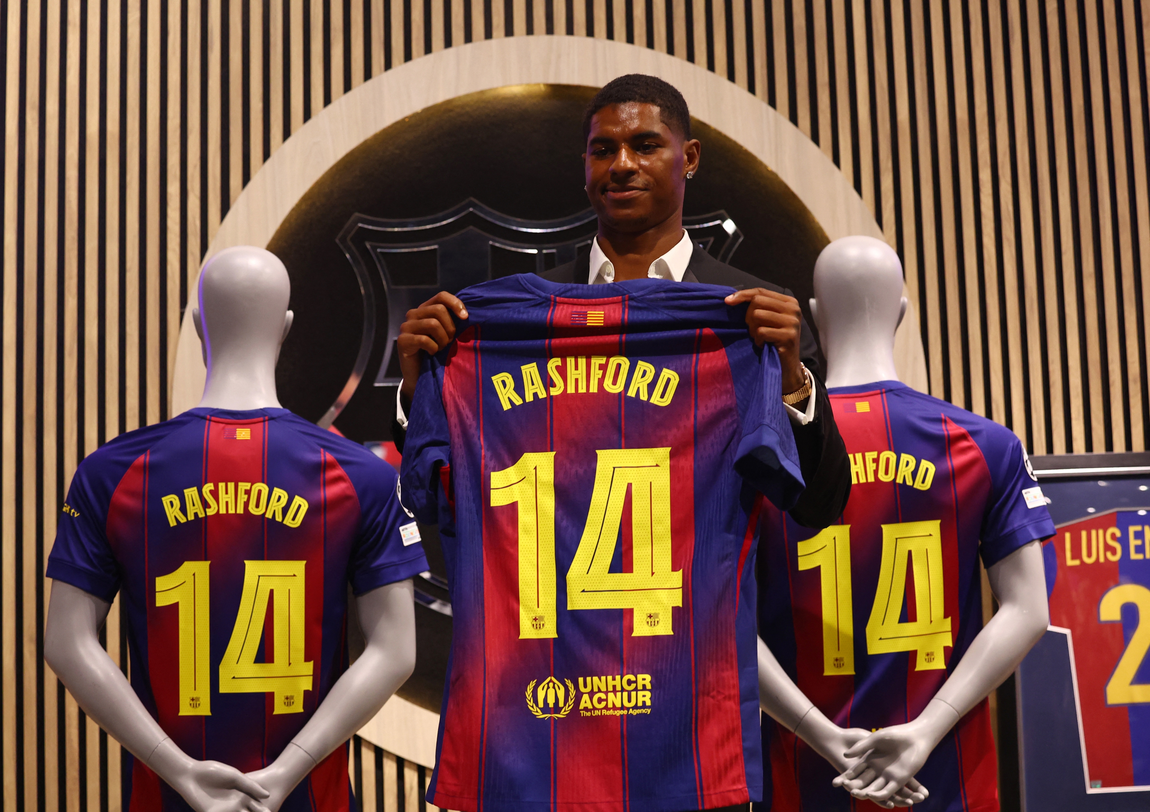 Marcus Rashford in Barcelona