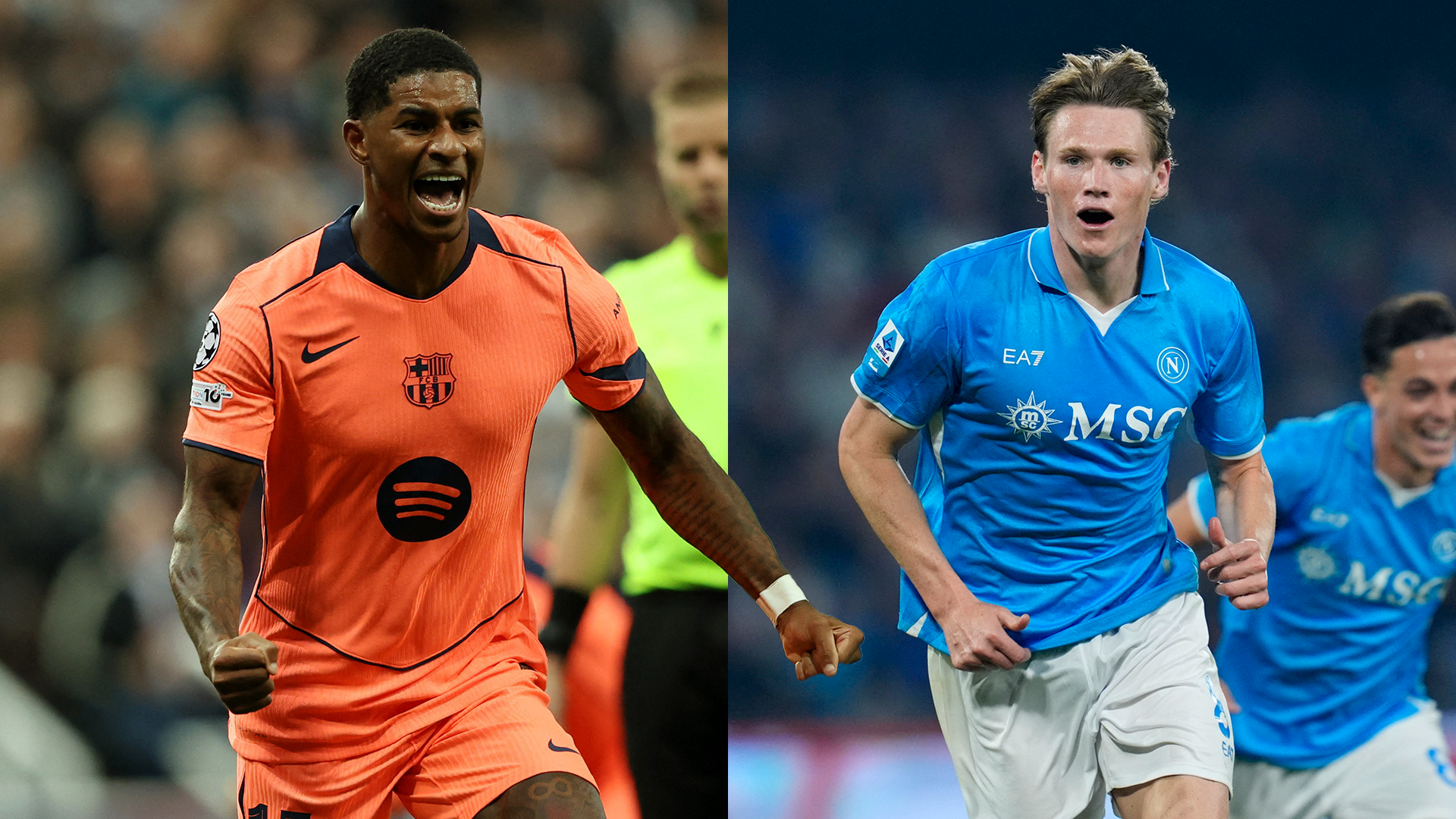 Marcush Rashford y Scott Mctominay