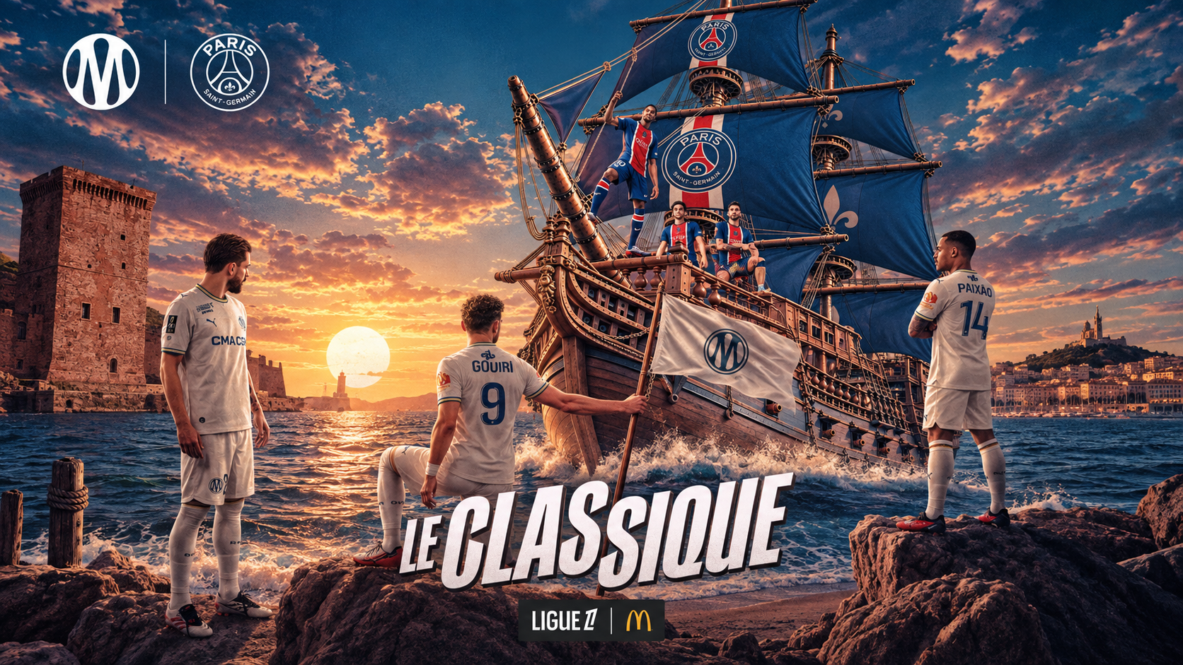 Marsella vs PSG
