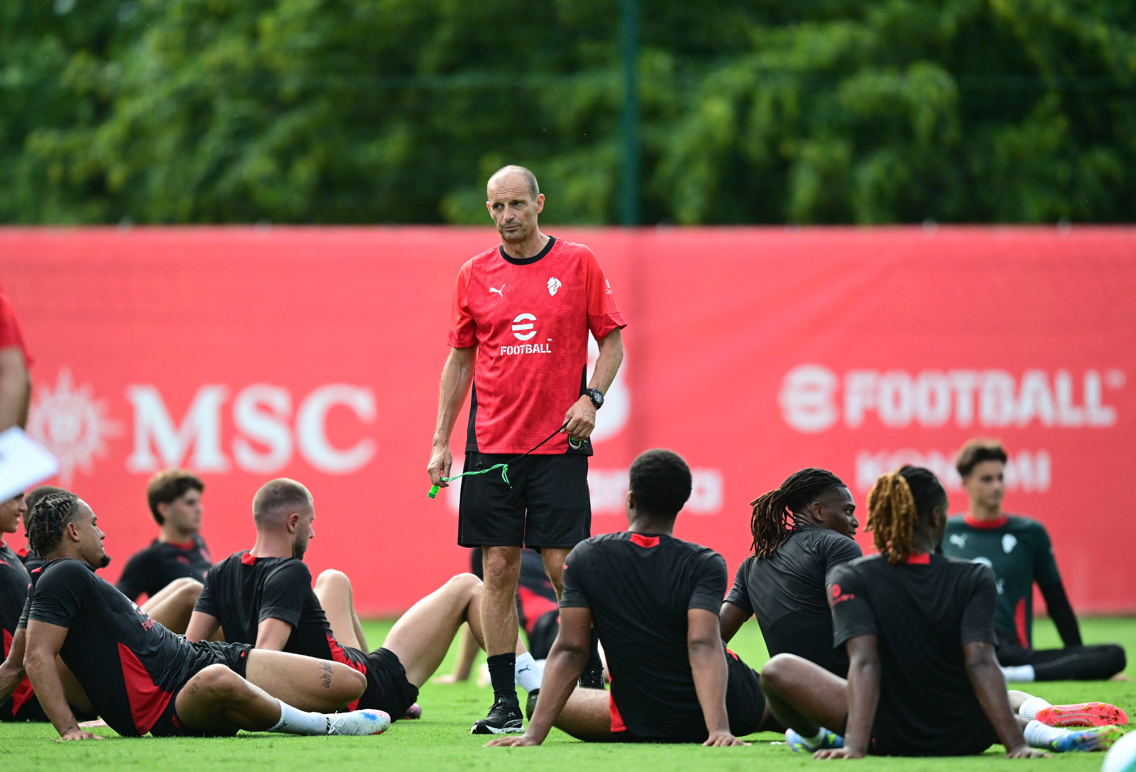 Massimiliano Allegri entraînement