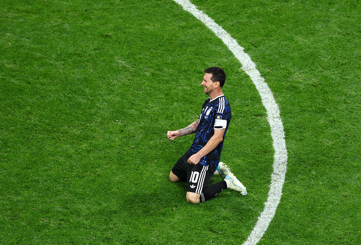 Messi celebration