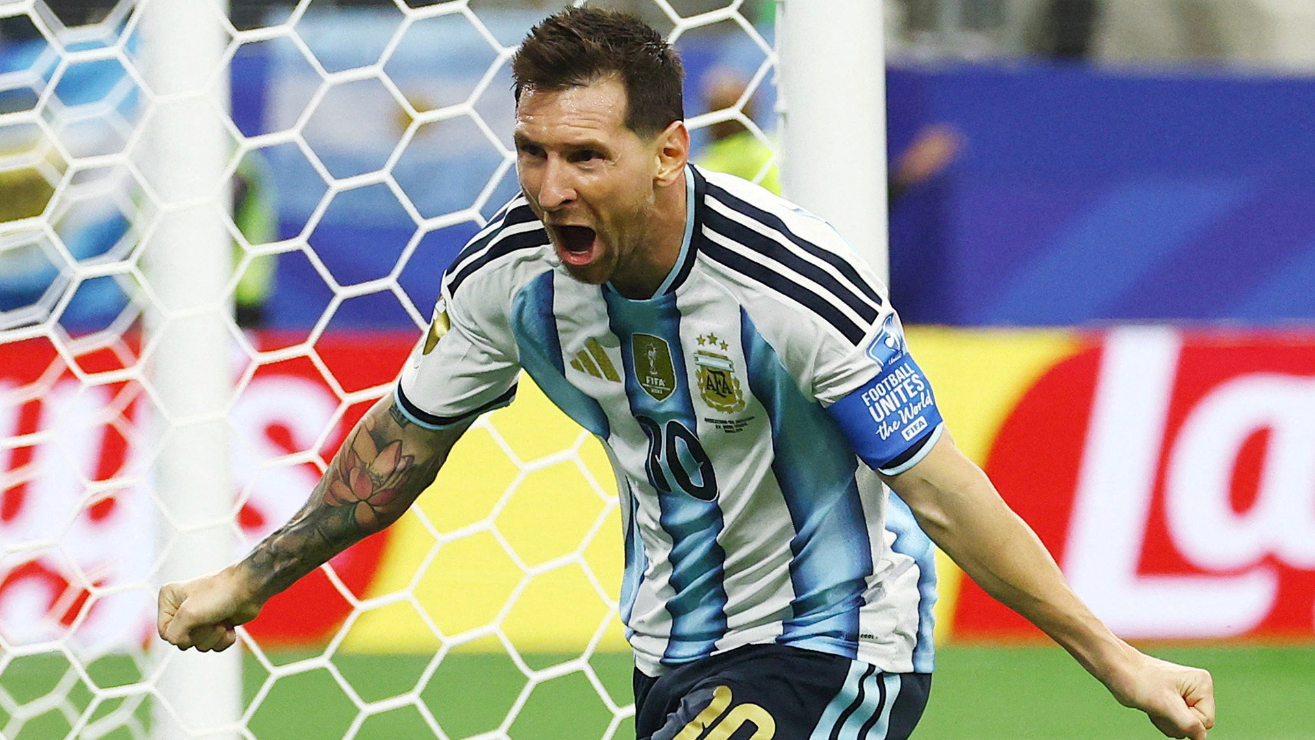 Messi sets World Cup scoring record