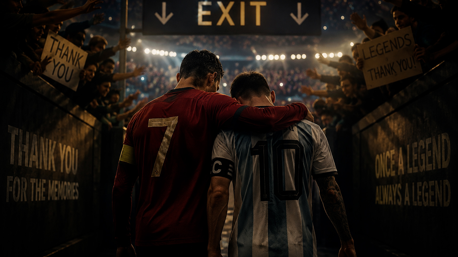 Messi y Cristiano Ronaldo último Mundial
