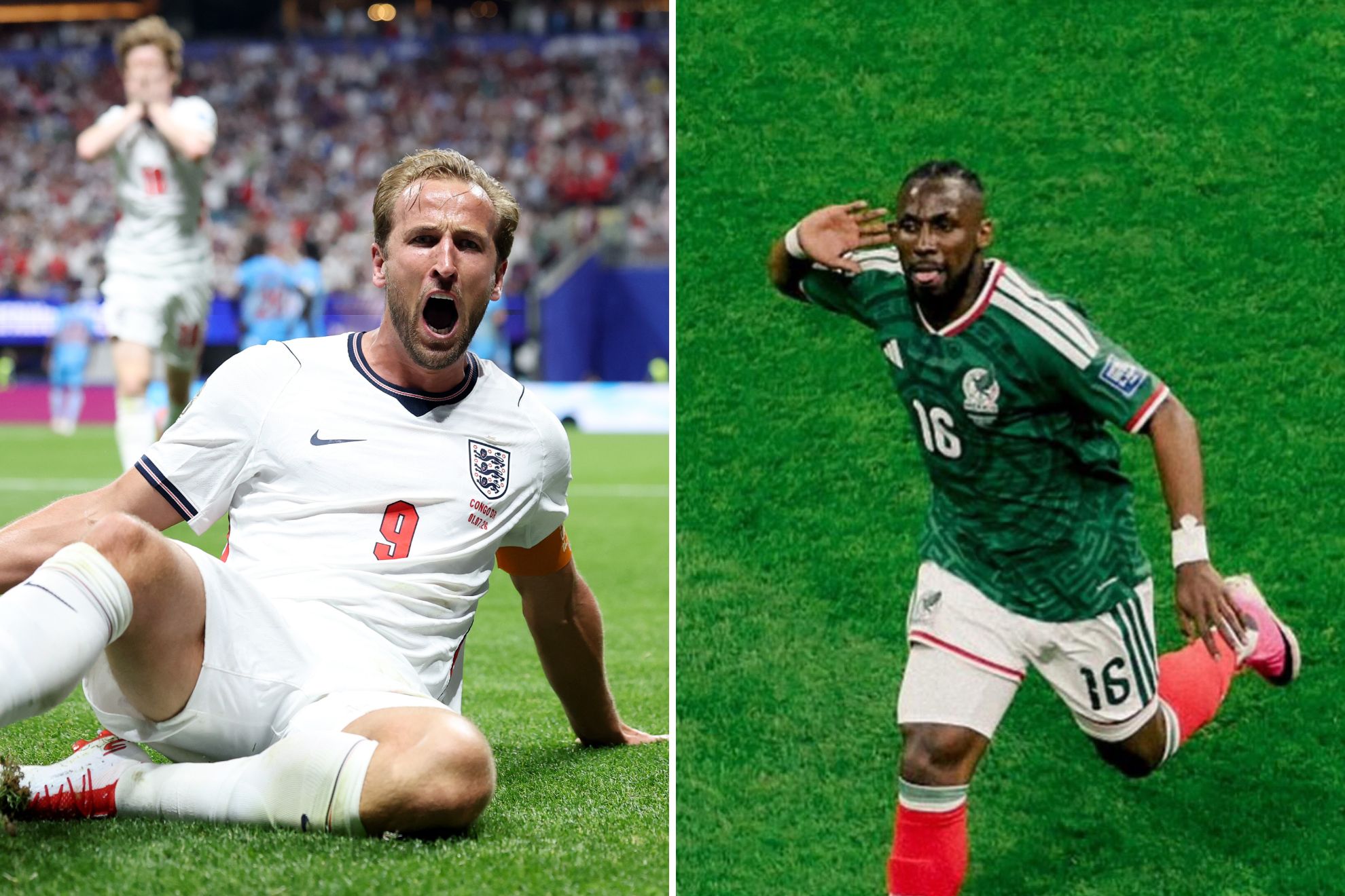 Mexico fans target England